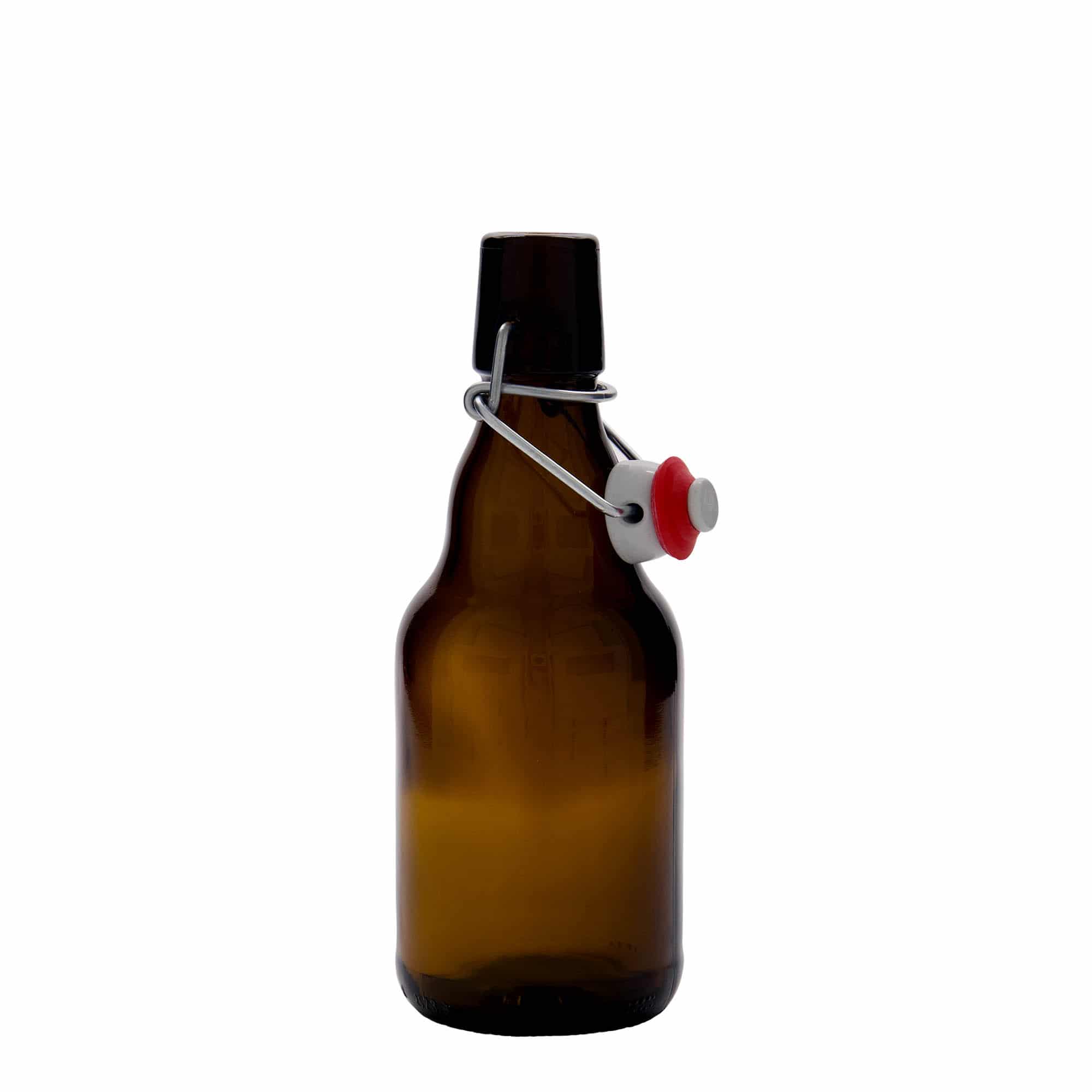 330 ml бутилка за бира „Steinie“, стъклена, кафява, затваряне: тапа с клипс