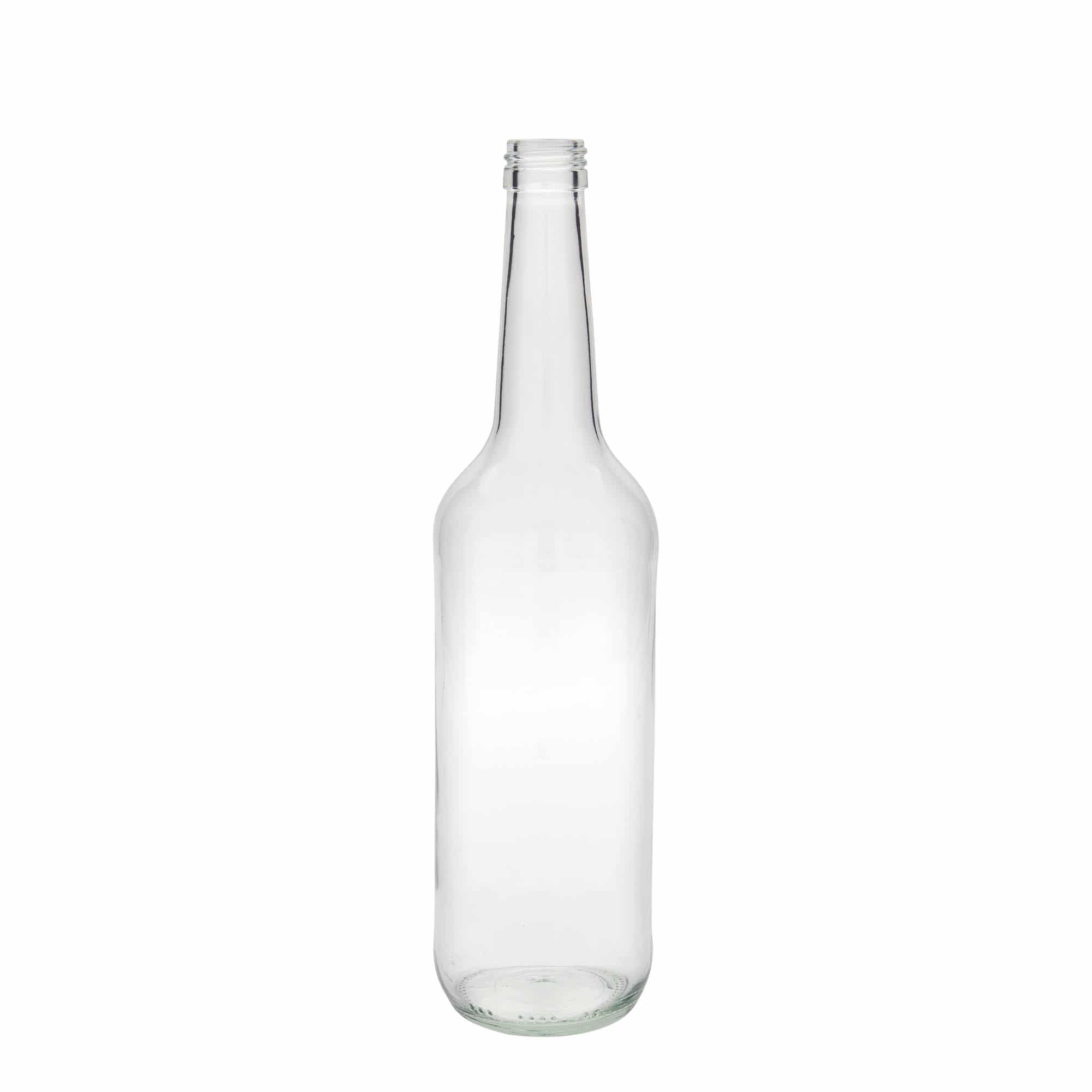 700 ml стъклена бутилка с право гърло, затваряне: капачка PP 28 700 ml стъклена бутилка с право гърло, затваряне: капачка PP 28