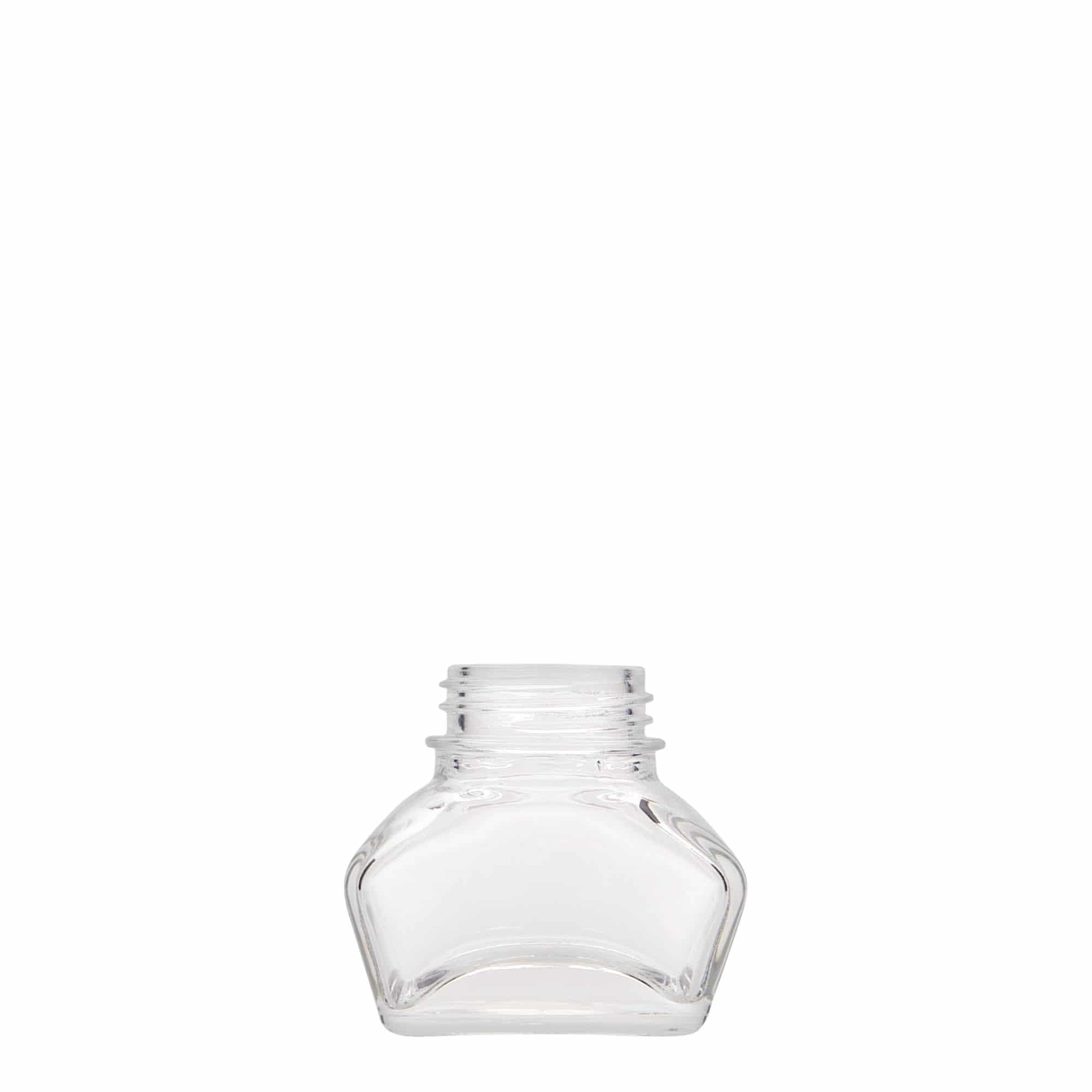 30 мл мастилница, правоъгълна, отвор: винтова капачка