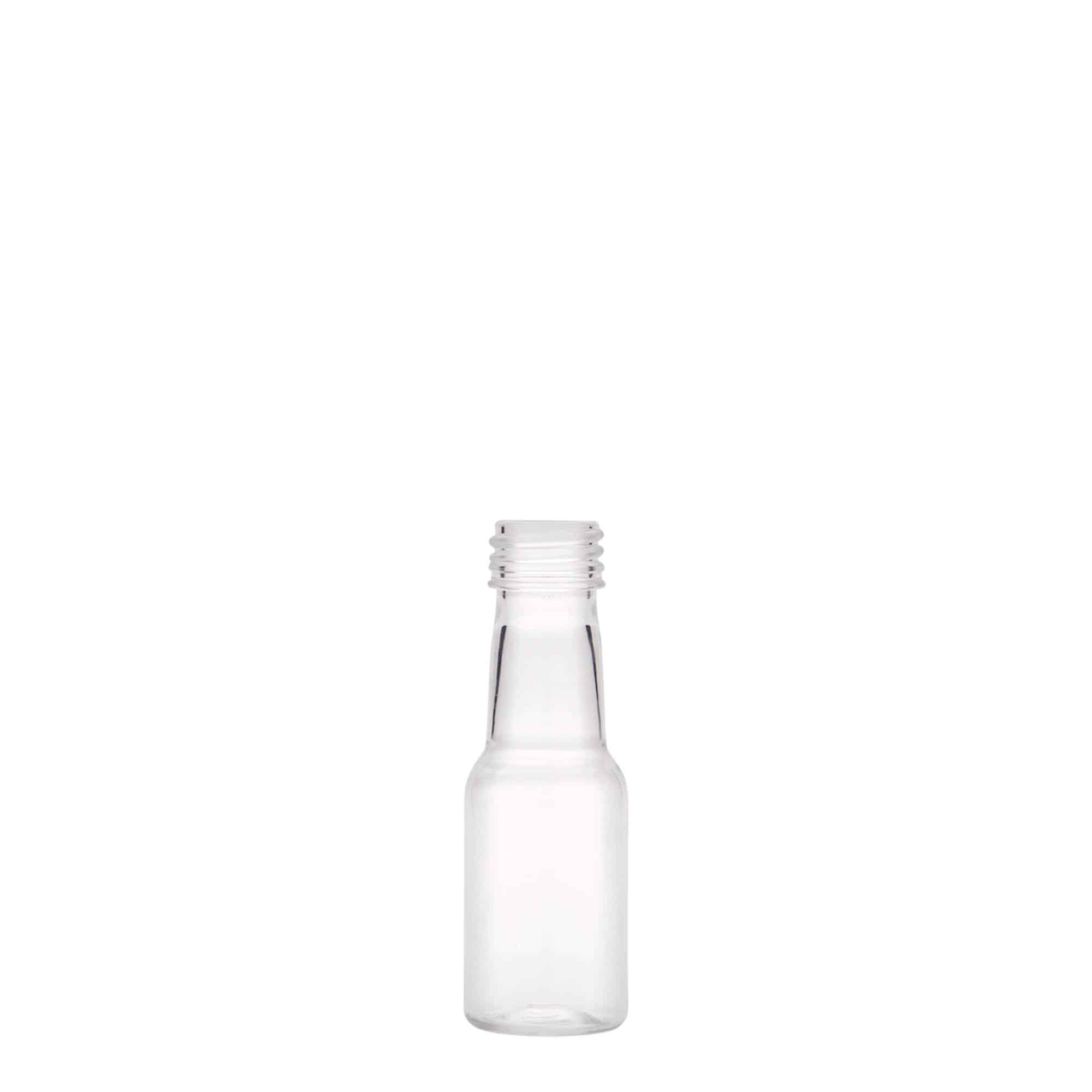 20 ml PET бутилка „Theo“, пластмасова, затваряне: капачка PP 18 20 ml PET бутилка „Theo“, пластмасова, затваряне: капачка PP 18