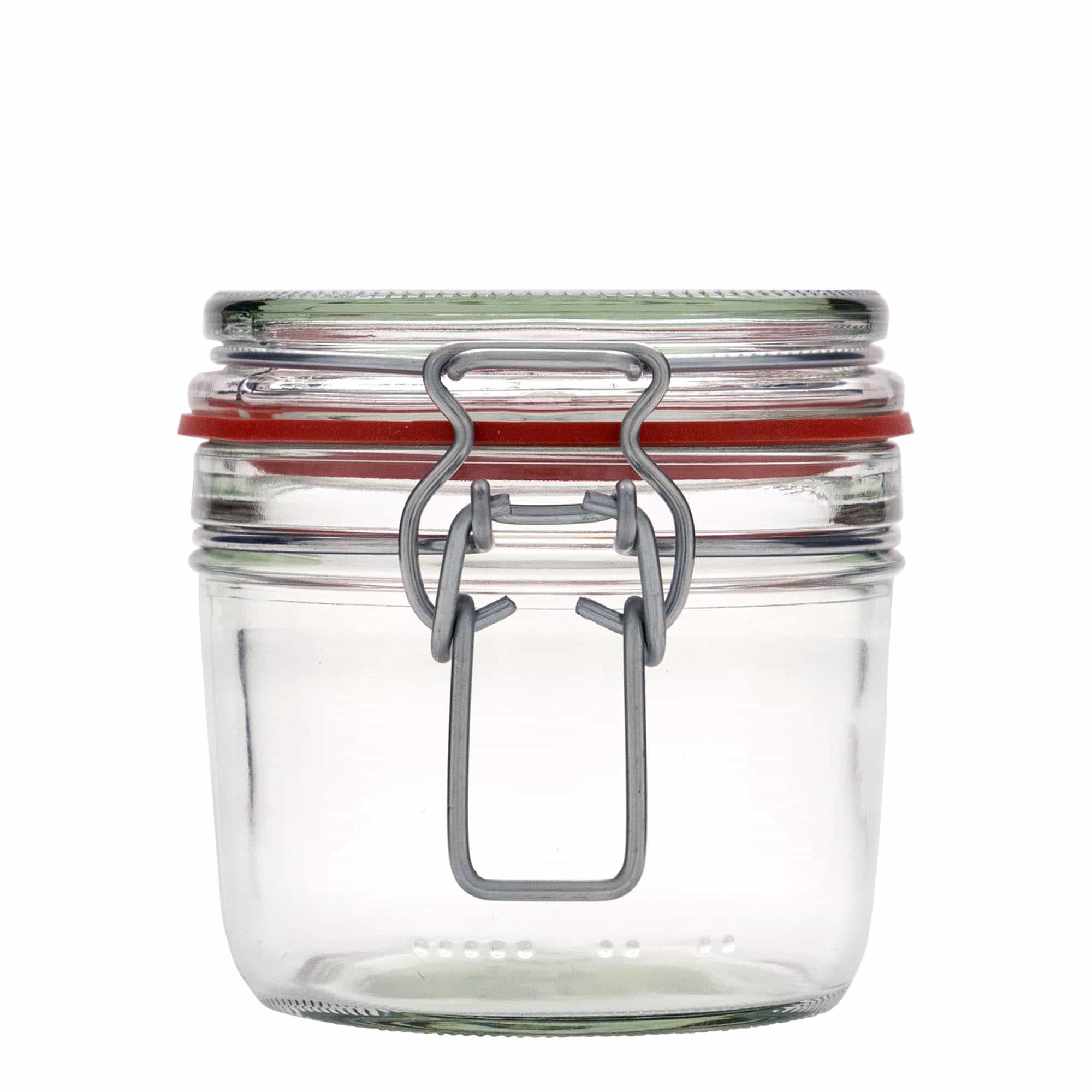 400 ml нисък буркан с клипс, затваряне: капак с клипс