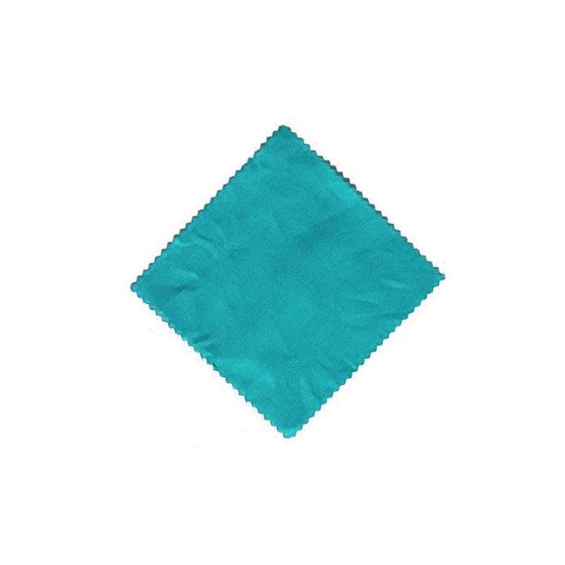 Платнена кърпичка 15x15, квадратна, текстилна, цвят петрол, затваряне: TO58-TO82