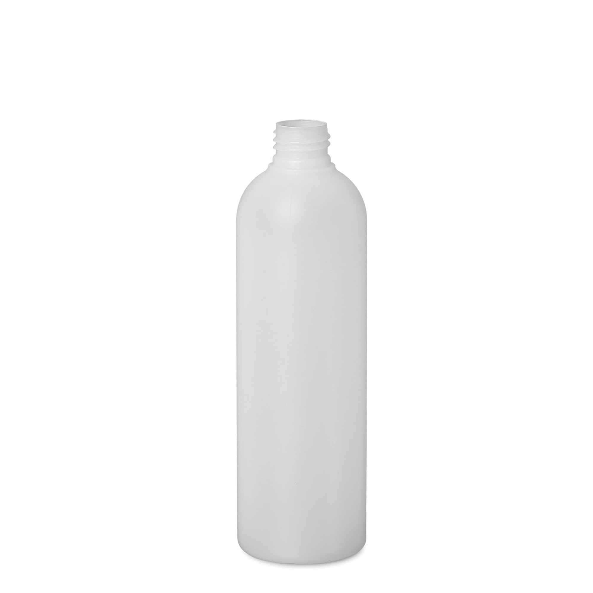 300 мл пластмасова бутилка 'Tuffy', HDPE, натурален, гърло: 24/410 300 мл пластмасова бутилка 'Tuffy', HDPE, натурален, гърло: 24/410