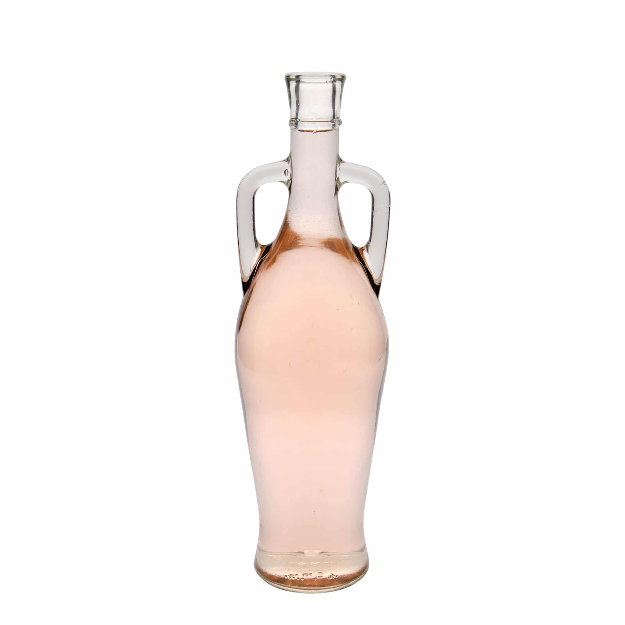 750 ml стъклена бутилка „Амфора“, затваряне: коркова тапа