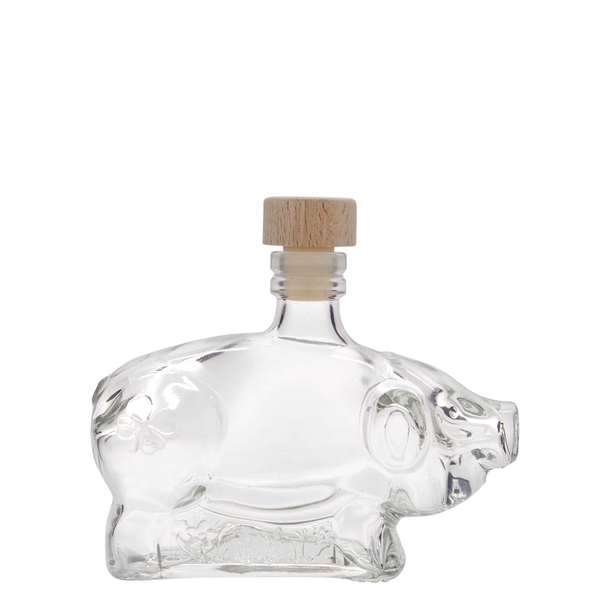 200 ml стъклена бутилка „Свинче“, затваряне: коркова тапа