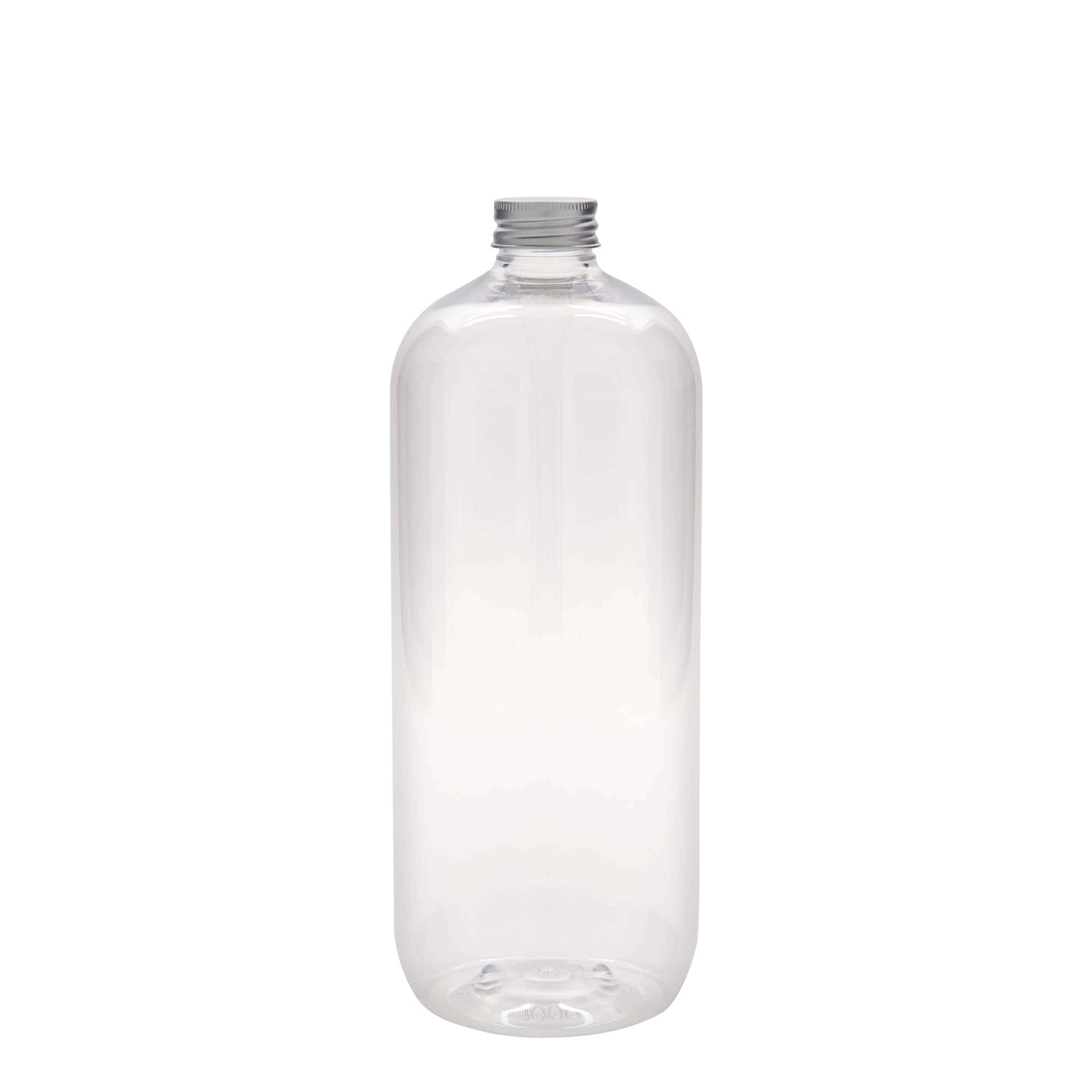 1000 ml PET бутилка „Бостън“, пластмасова, затваряне: винтова капачка GPI 28/410