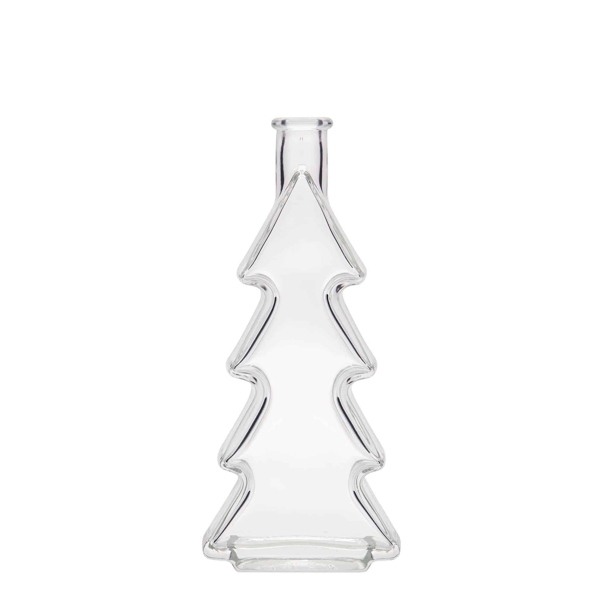 200 ml стъклена бутилка „Коледна елха“, затваряне: коркова тапа