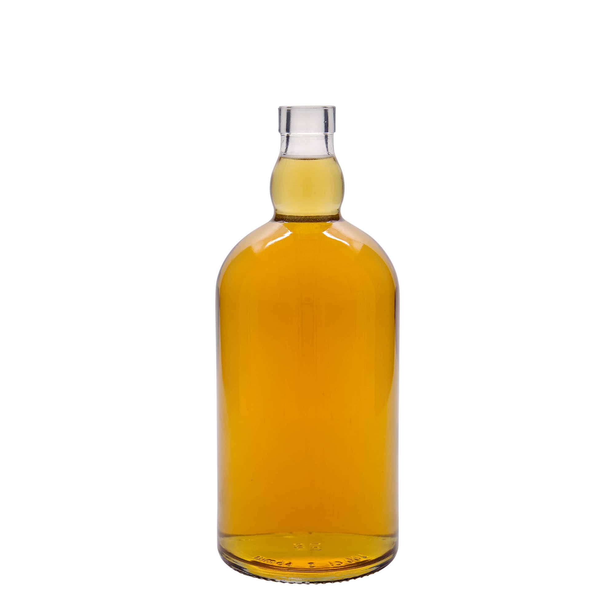 1000 ml стъклена бутилка „Абърдийн“, затваряне: коркова тапа