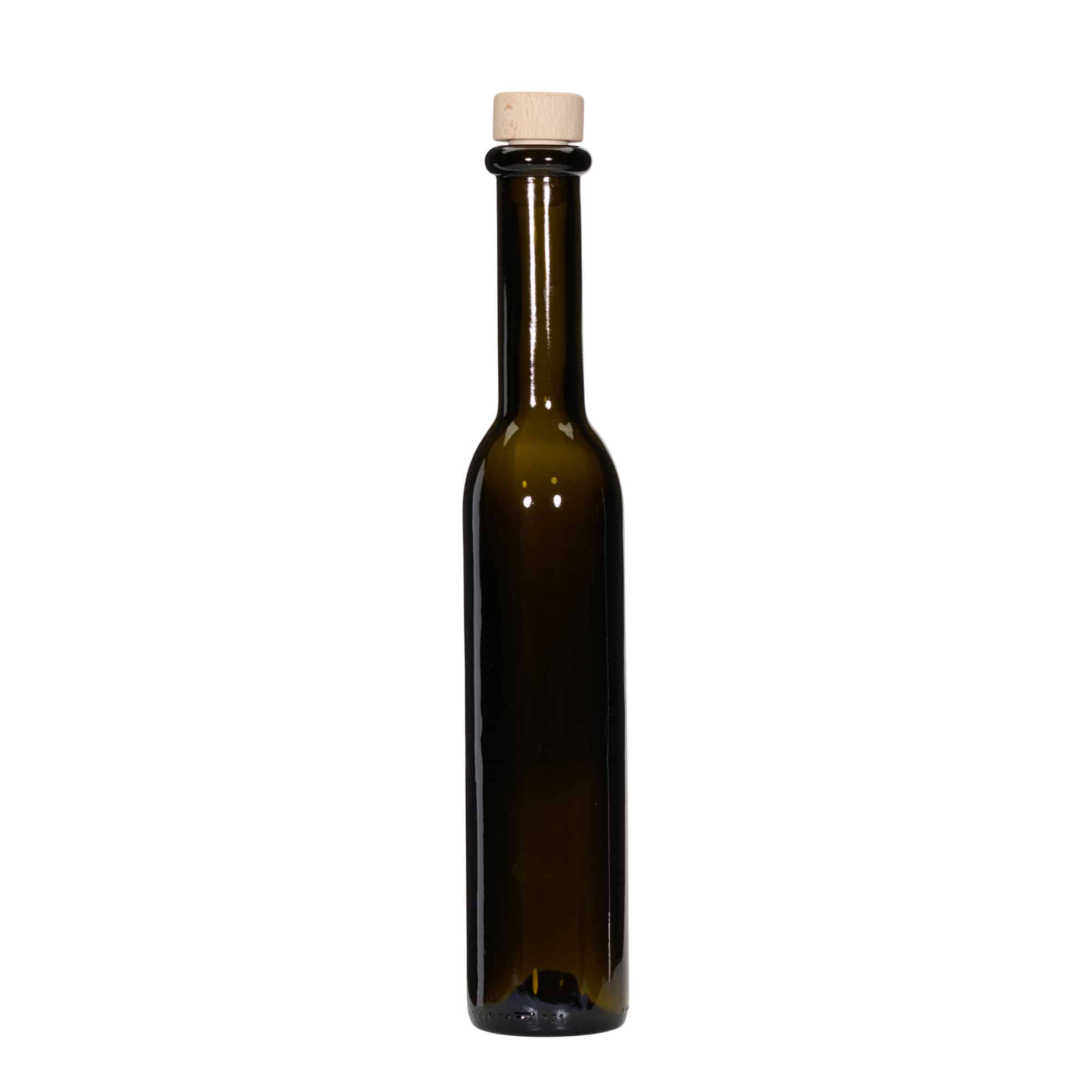 250 ml стъклена бутилка „Rocky“, стъклена, затваряне: коркова тапа