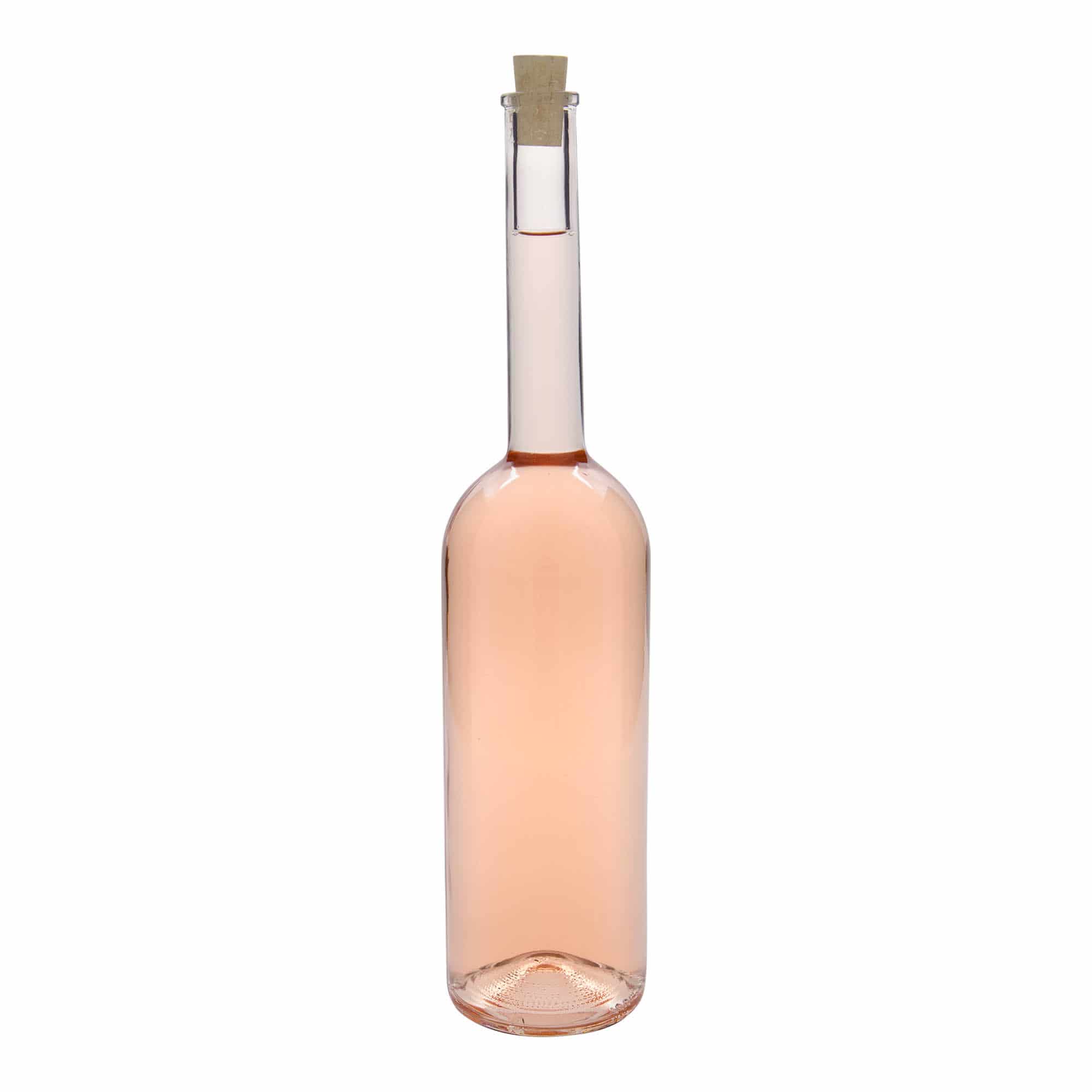 1000 ml стъклена бутилка „Опера“, затваряне: коркова тапа