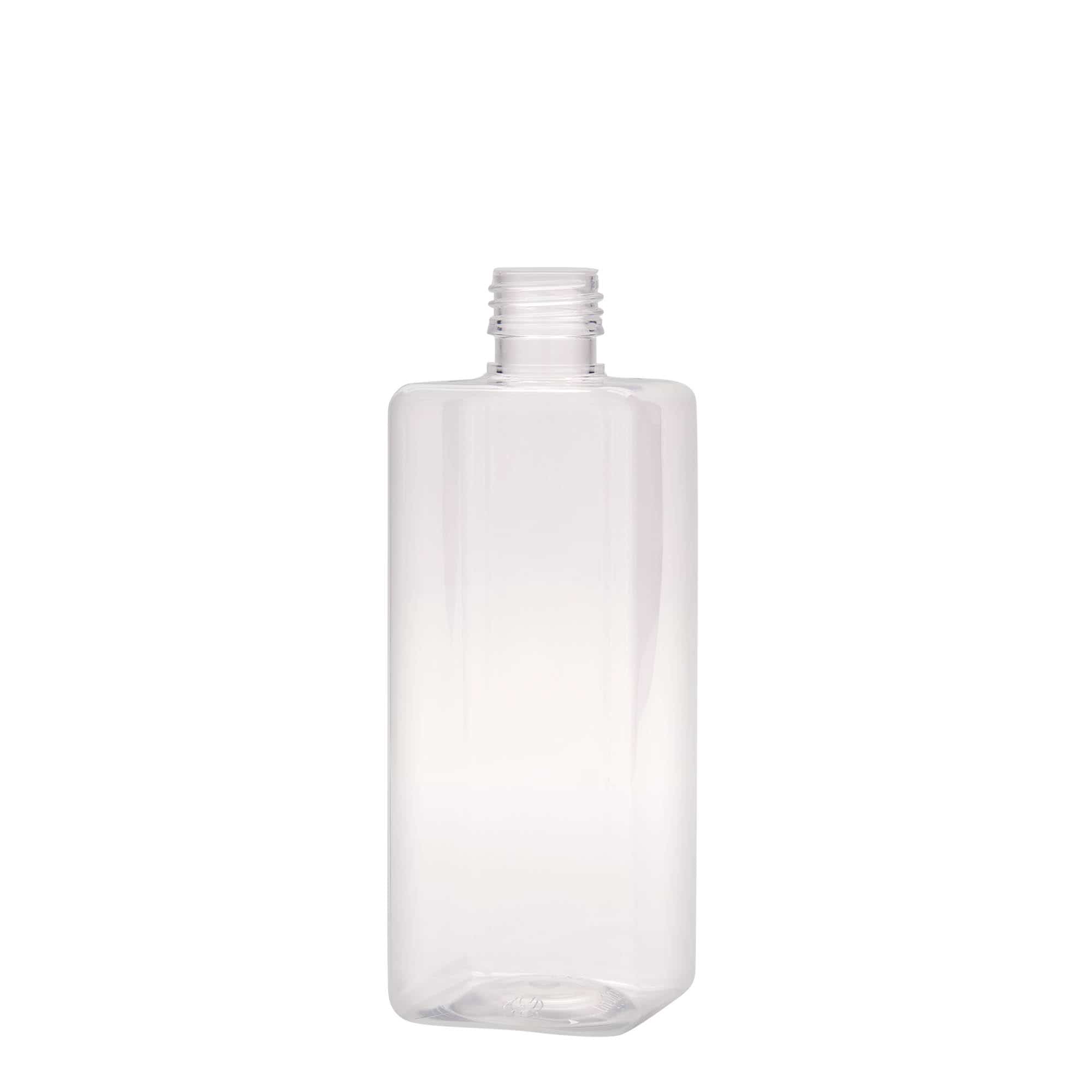 500 ml PET бутилка „Karl“, квадратна, пластмасова, затваряне: капачка PP 28