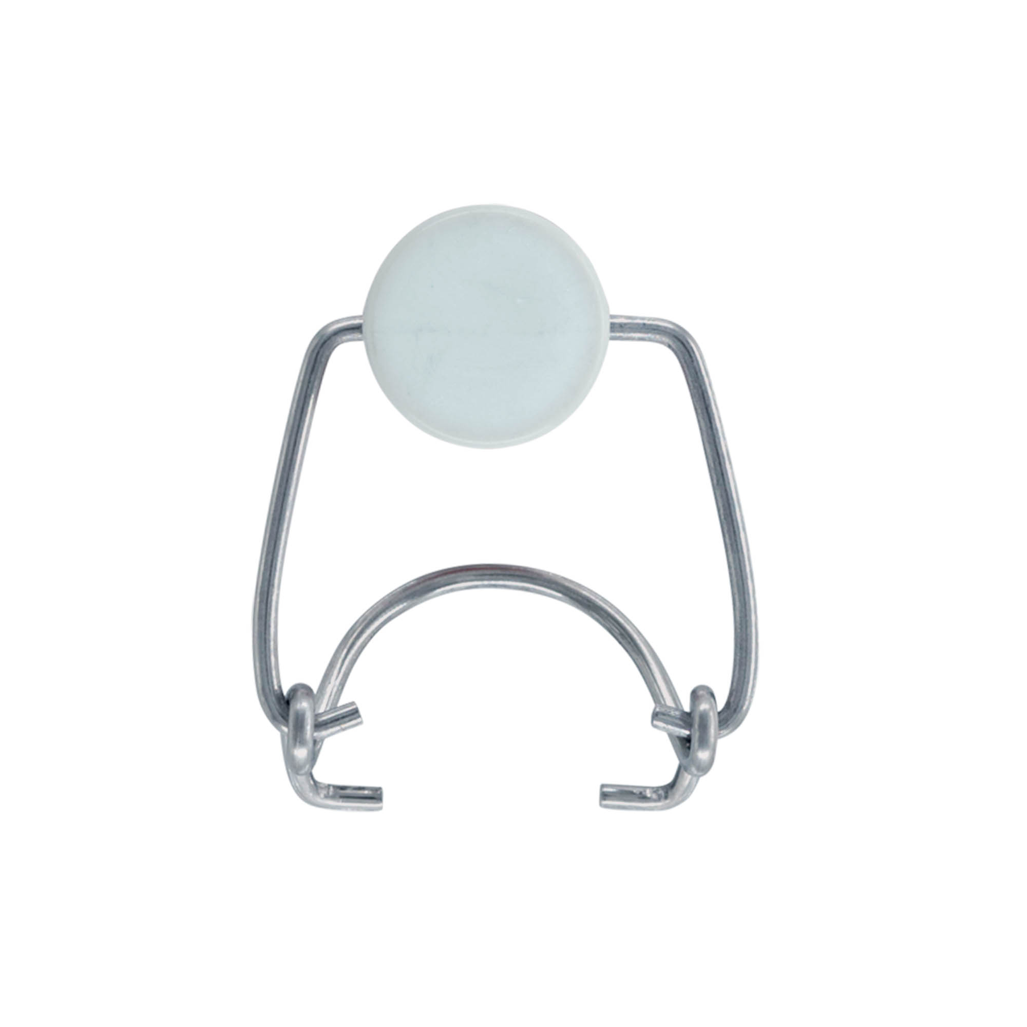 Стандартна закопчалка за зашиване #, пластмаса, червено-бяло Стандартна закопчалка за зашиване #, пластмаса, червено-бяло