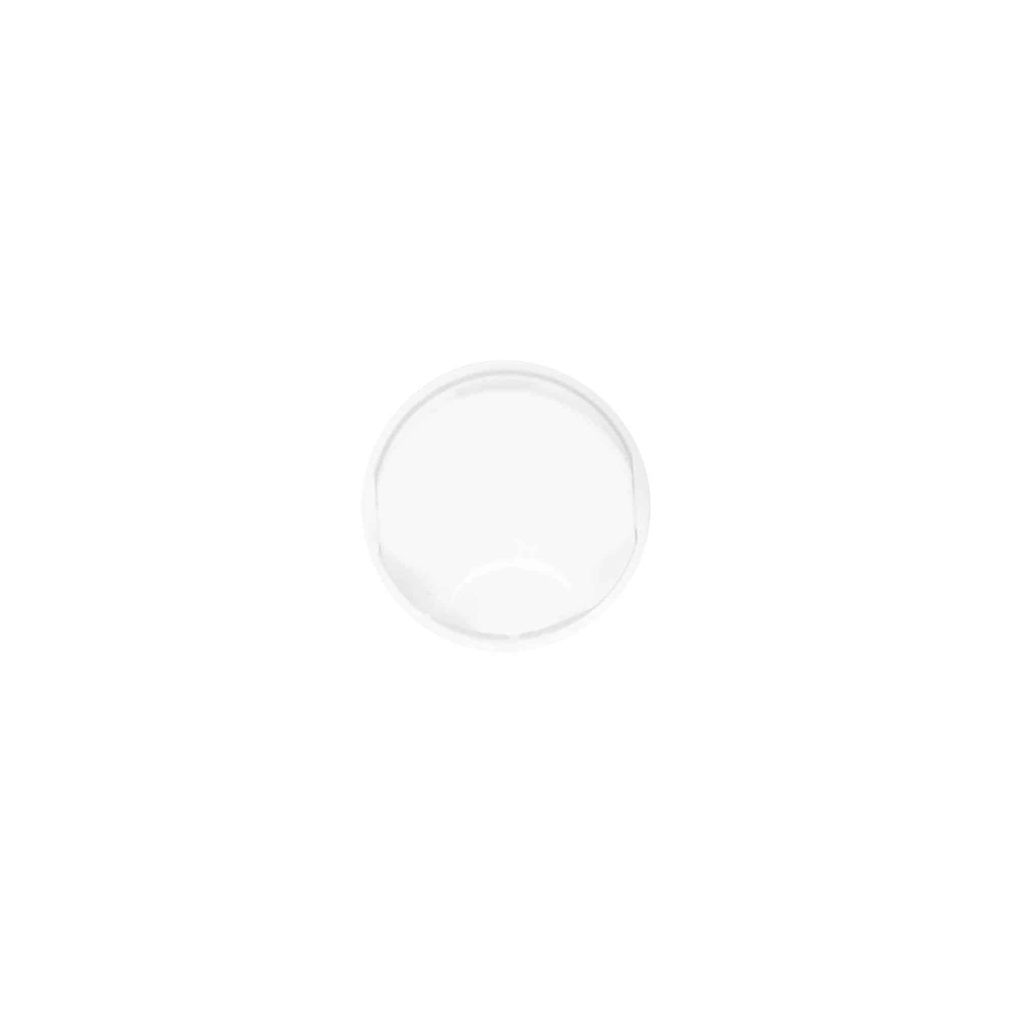 Винтова капачка Disc Top, PP пластмаса, бяла, за затваряне: винтова капачка 20/410