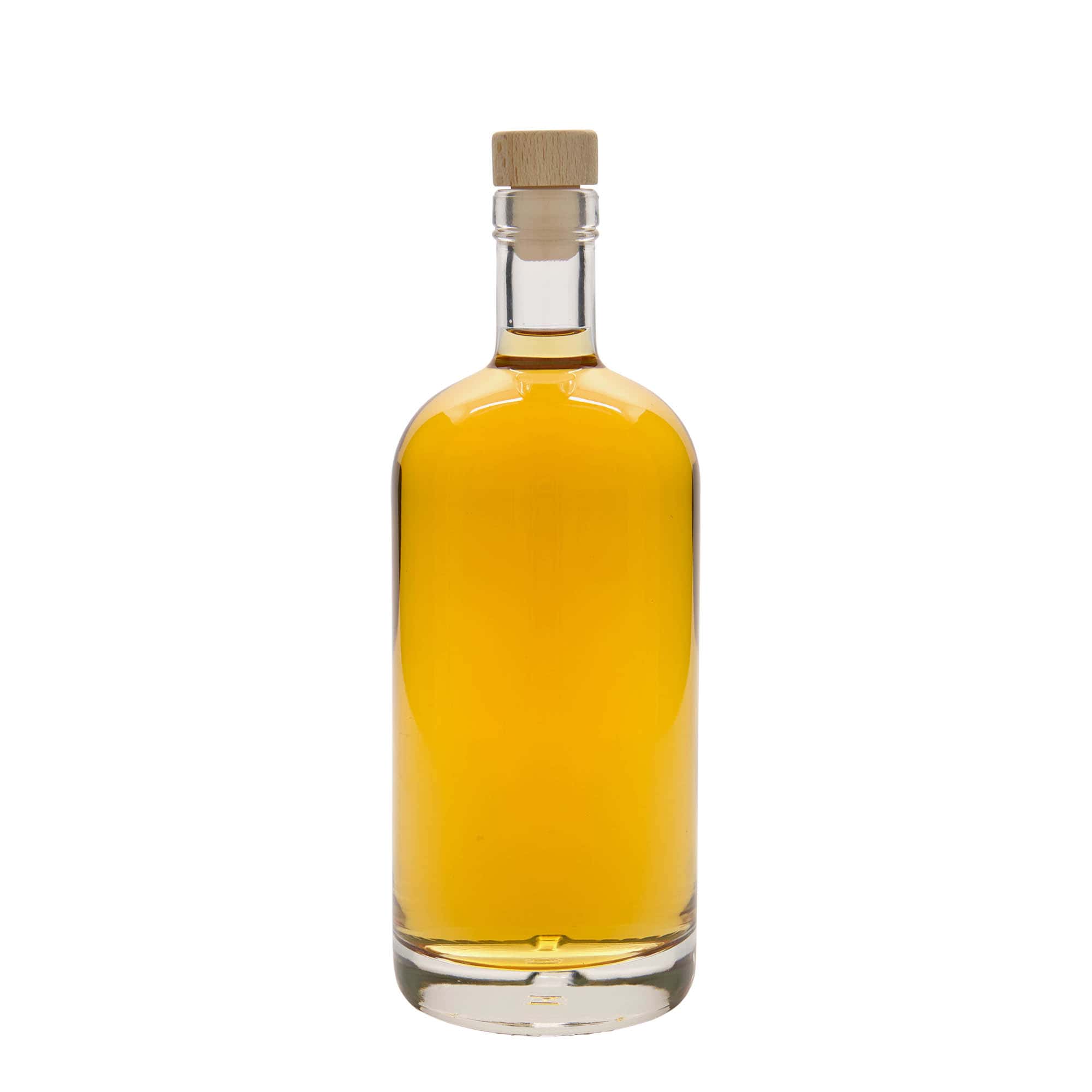 700 ml стъклена бутилка „Linea Uno“, затваряне: коркова тапа