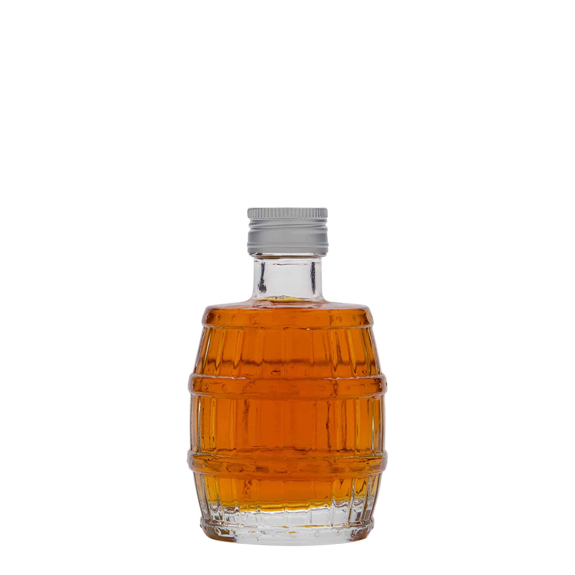 100 ml стъклена бутилка „Fass“, затваряне: капачка PP 24