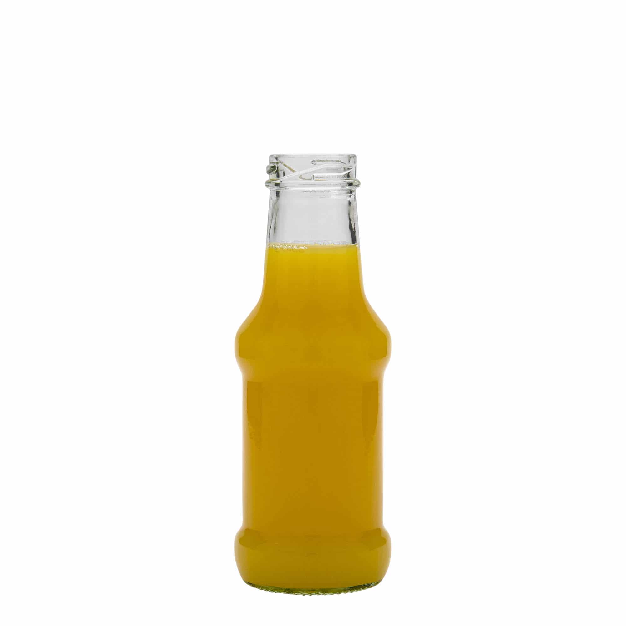250 ml бутилка за сосове, стъклена, затваряне: винтов капак Twist-Off (TO 38)