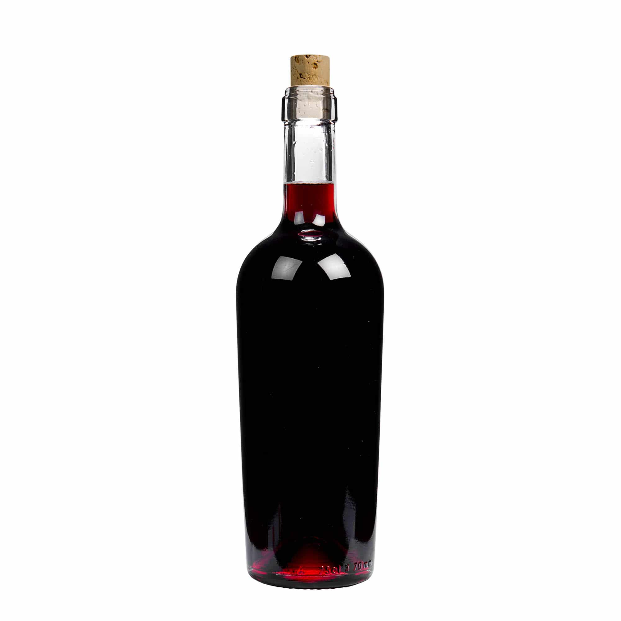 750 ml бутилка за вино „Imperiale“, затваряне: коркова тапа