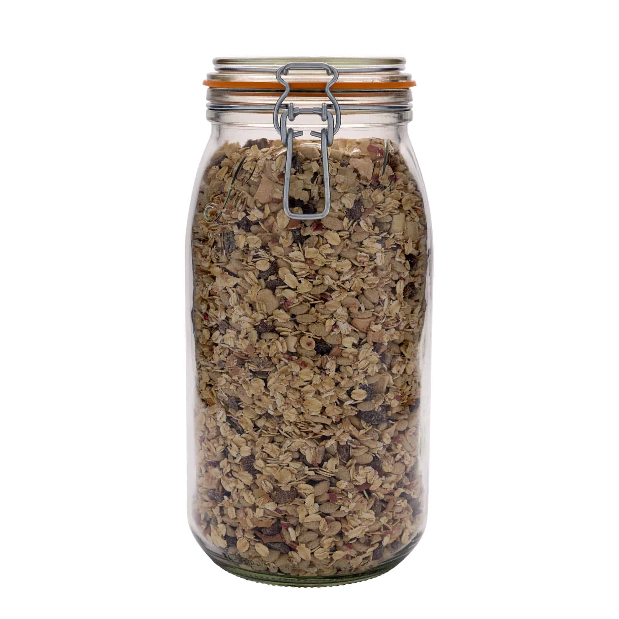 3000 ml буркан с клипс „Le Parfait Super Bocal“, затваряне: капак с клипс