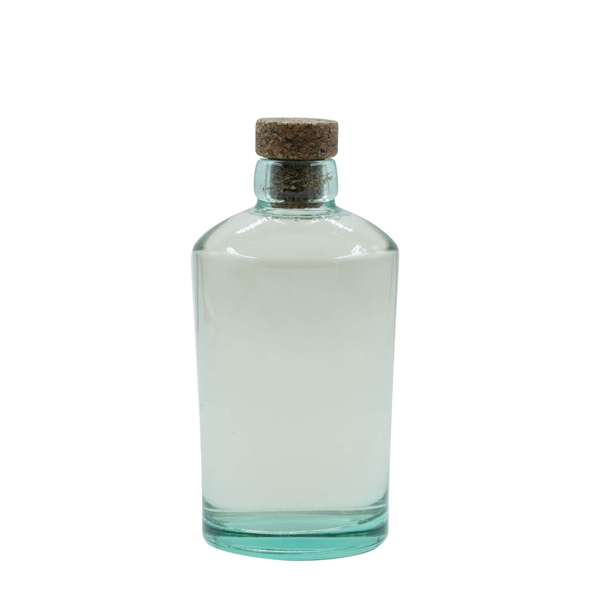 500 ml стъклена бутилка „Barrel“, затваряне: коркова тапа