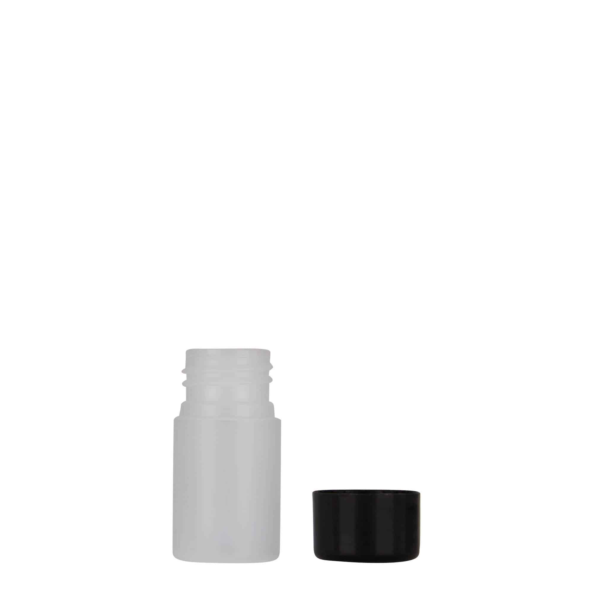 15 ml пластмасова бутилка „Tuffy“, HDPE, естествен цвят, затваряне: винтова капачка GPI 24/410