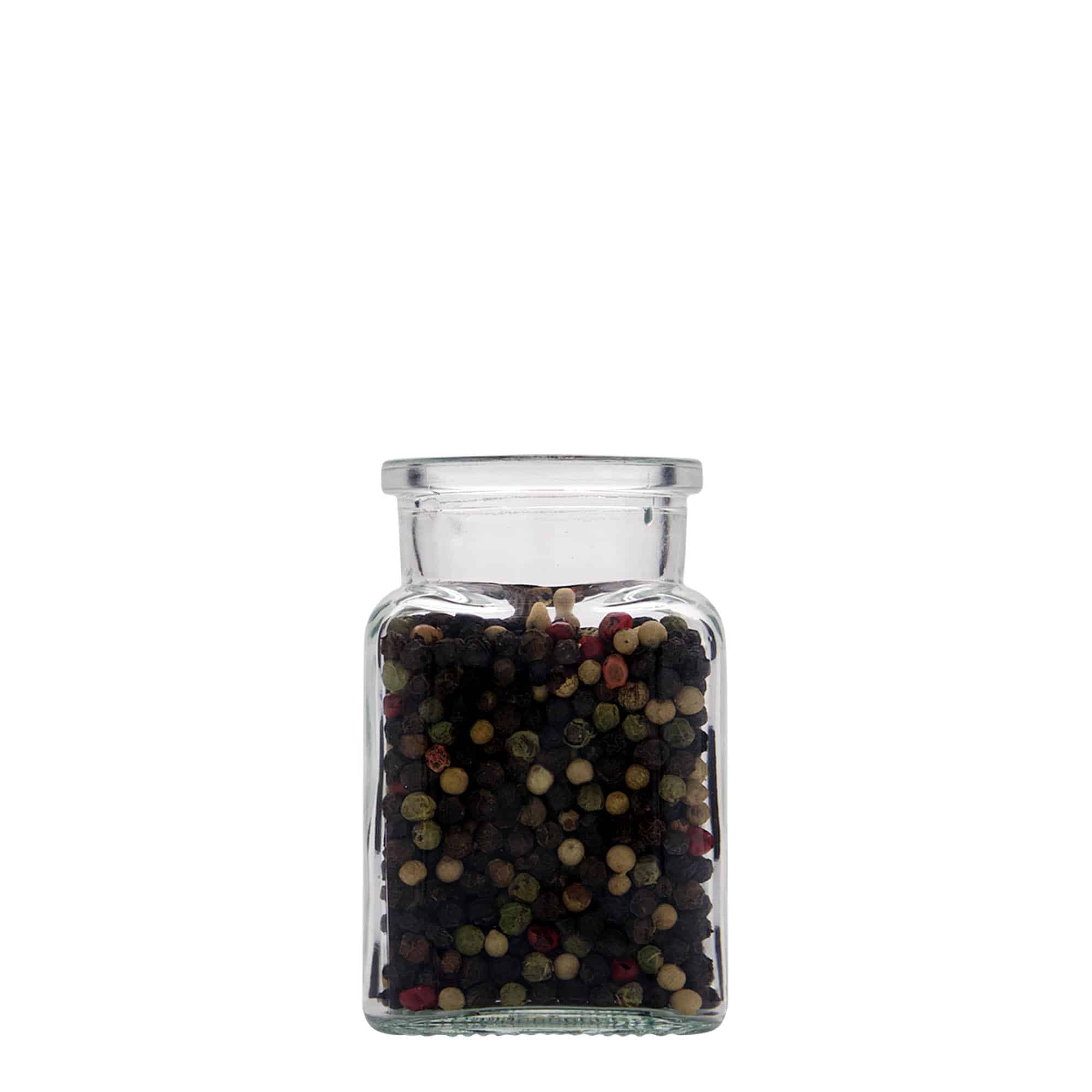 150 ml буркан с коркова тапа, квадратен, затваряне: коркова тапа