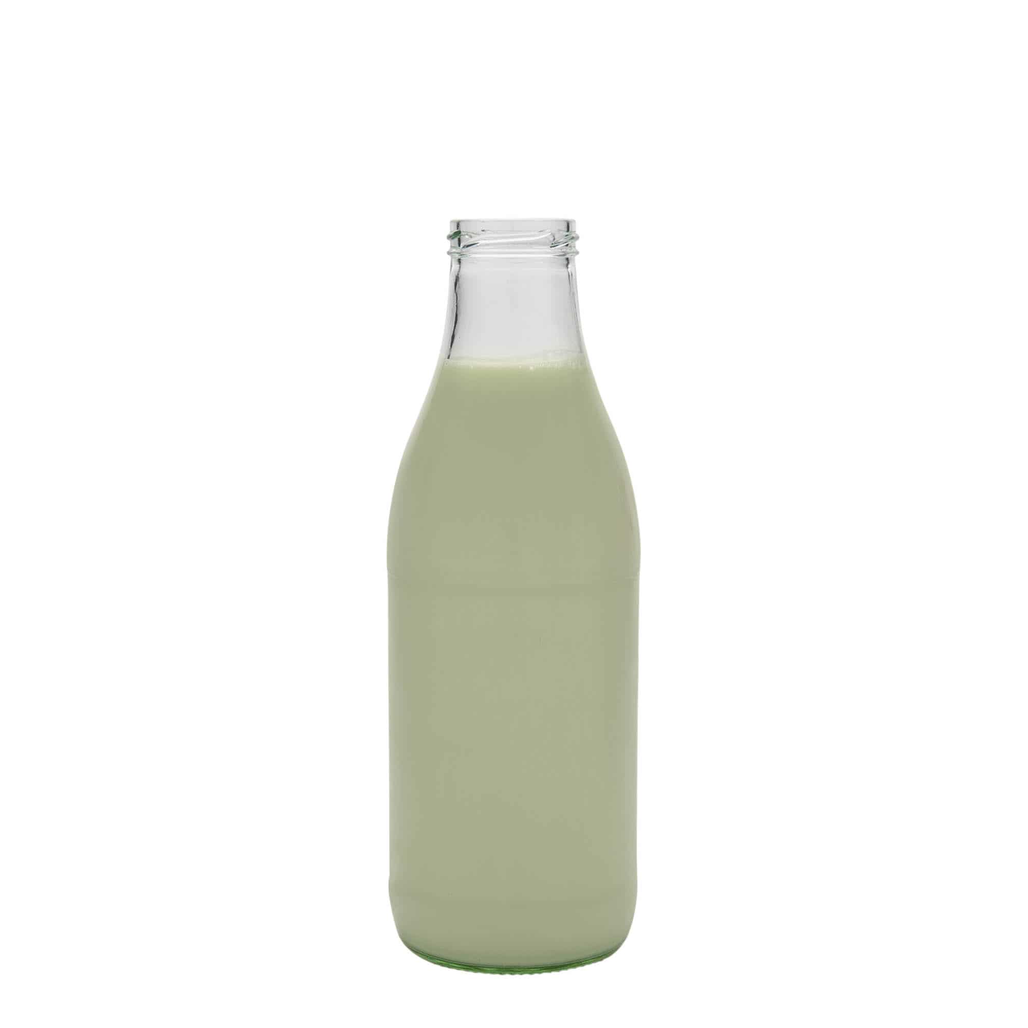 1000 ml бутилка с широко гърло Lorenzo, затваряне: винтов капак Twist-Off (TO 48)