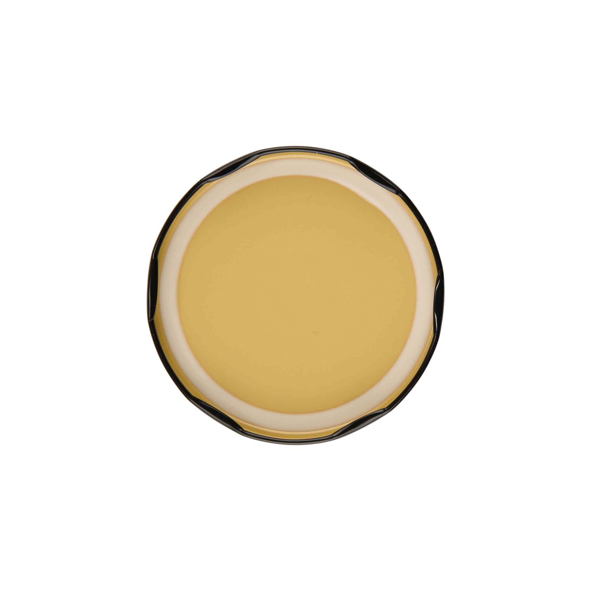 Винтова капачка, бял метал, черна, за отвор: TO 82 Винтова капачка, бял метал, черна, за отвор: TO 82