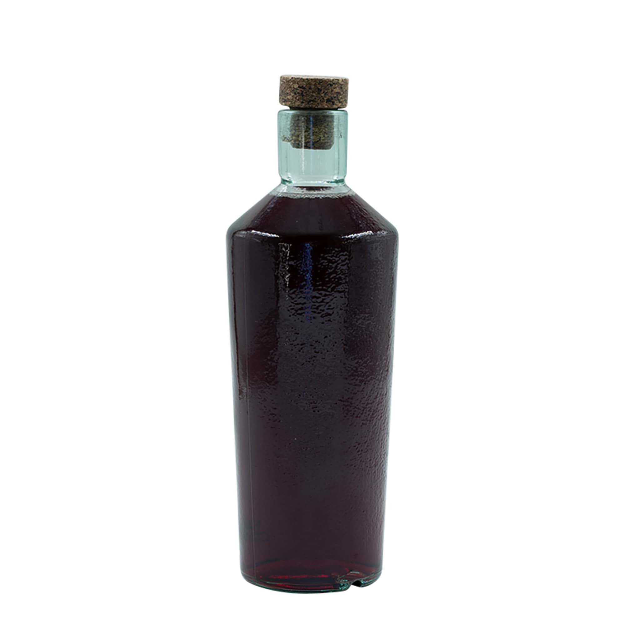 700 мл ръчно изработена стъклена бутилка „Primal“, гърло: корк