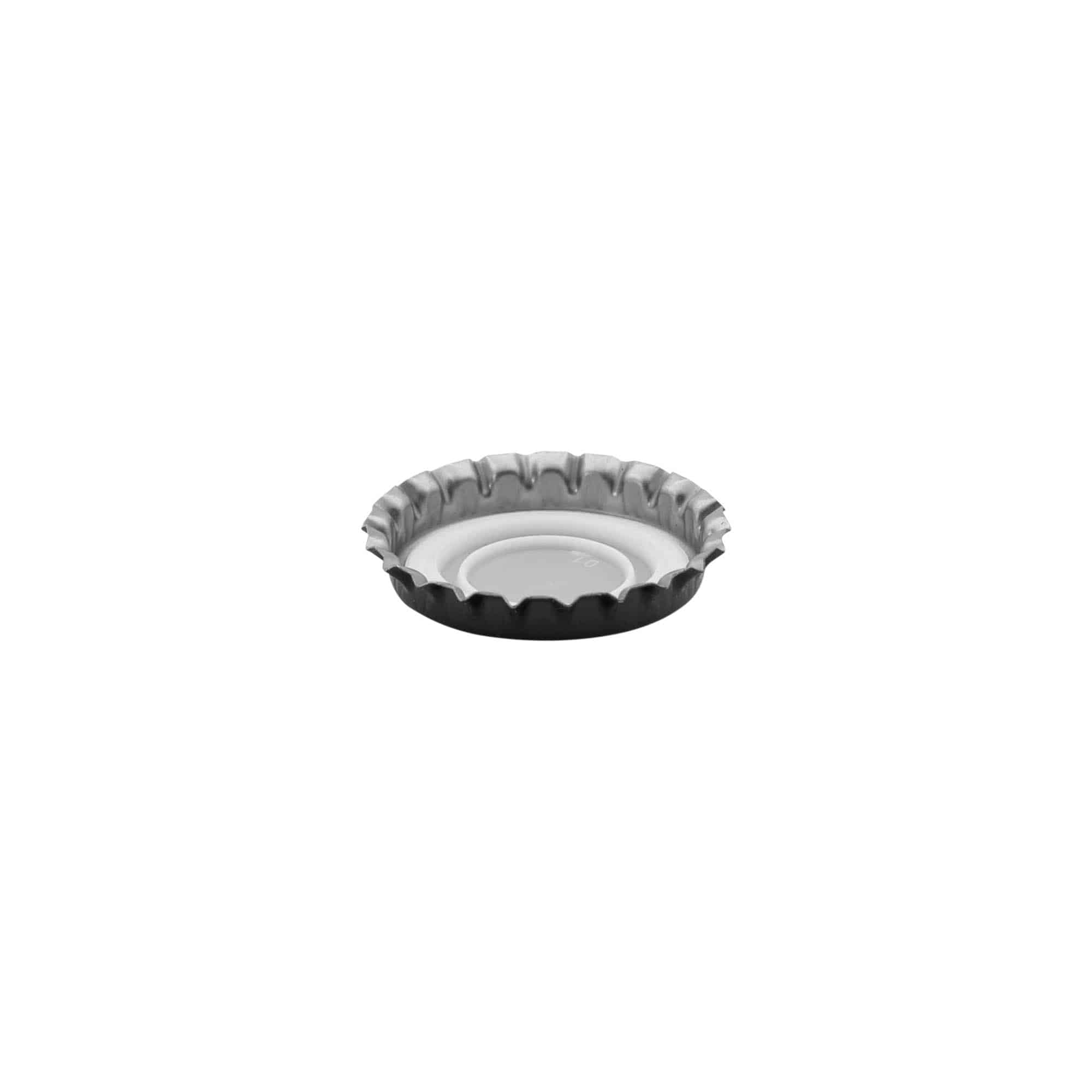 Капачка за бутилки 29 mm, метална, черна