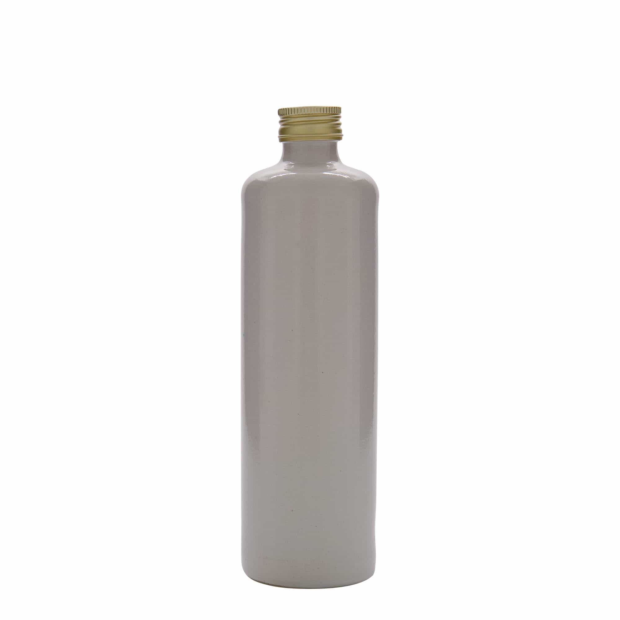 500 ml бутилка, каменна керамика, бяла, затваряне: капачка PP 31,5