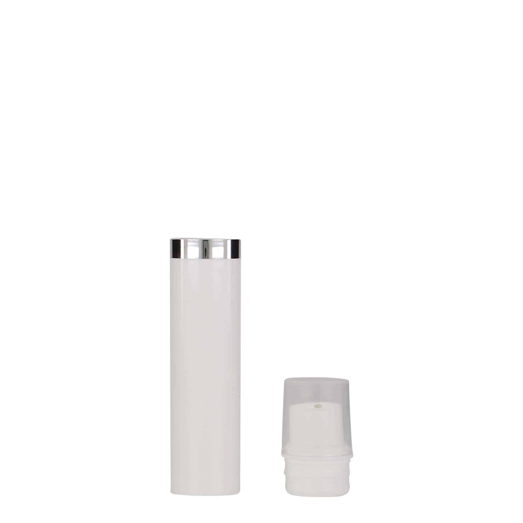 15 ml безвъздушен дозатор „Nano“, PP пластмаса, бял
