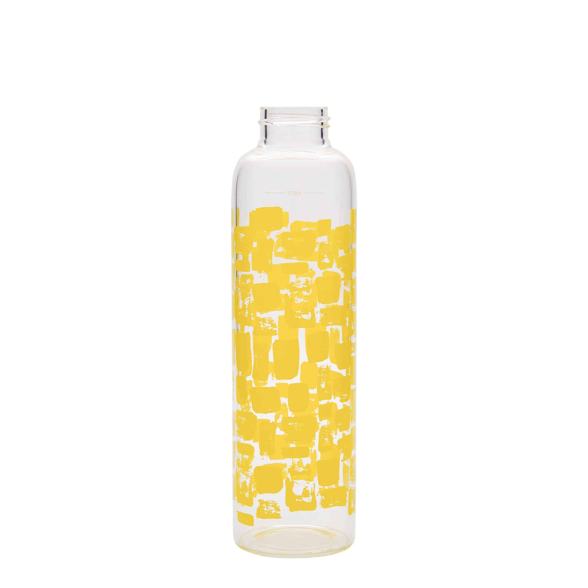 500 ml бутилка за вода и напитки „Perseus“, мотив: жълти правоъгълници, затваряне: винтова капачка