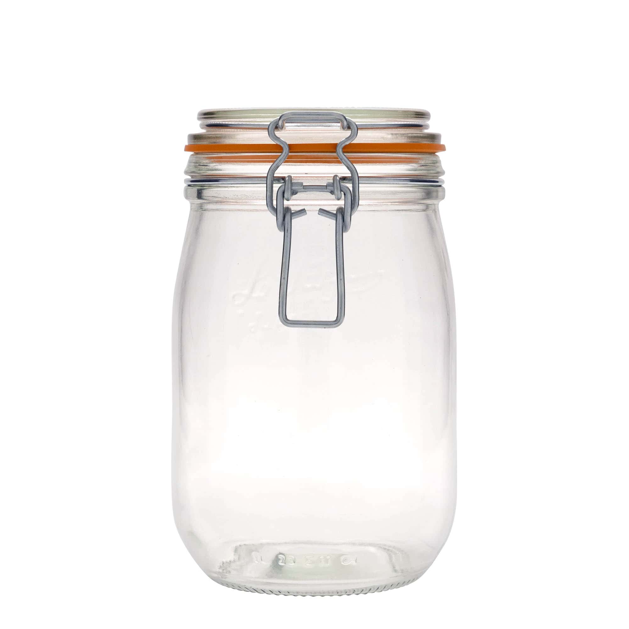1000 ml буркан с клипс „Le Parfait Super Bocal“, затваряне: капак с клипс