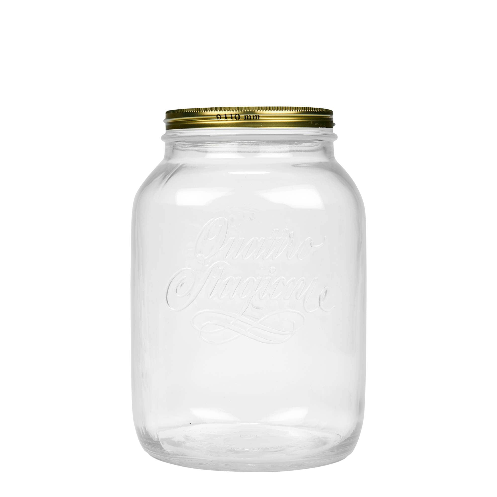 3000 ml буркан „Quattro Stagioni“, затваряне: винтова капачка
