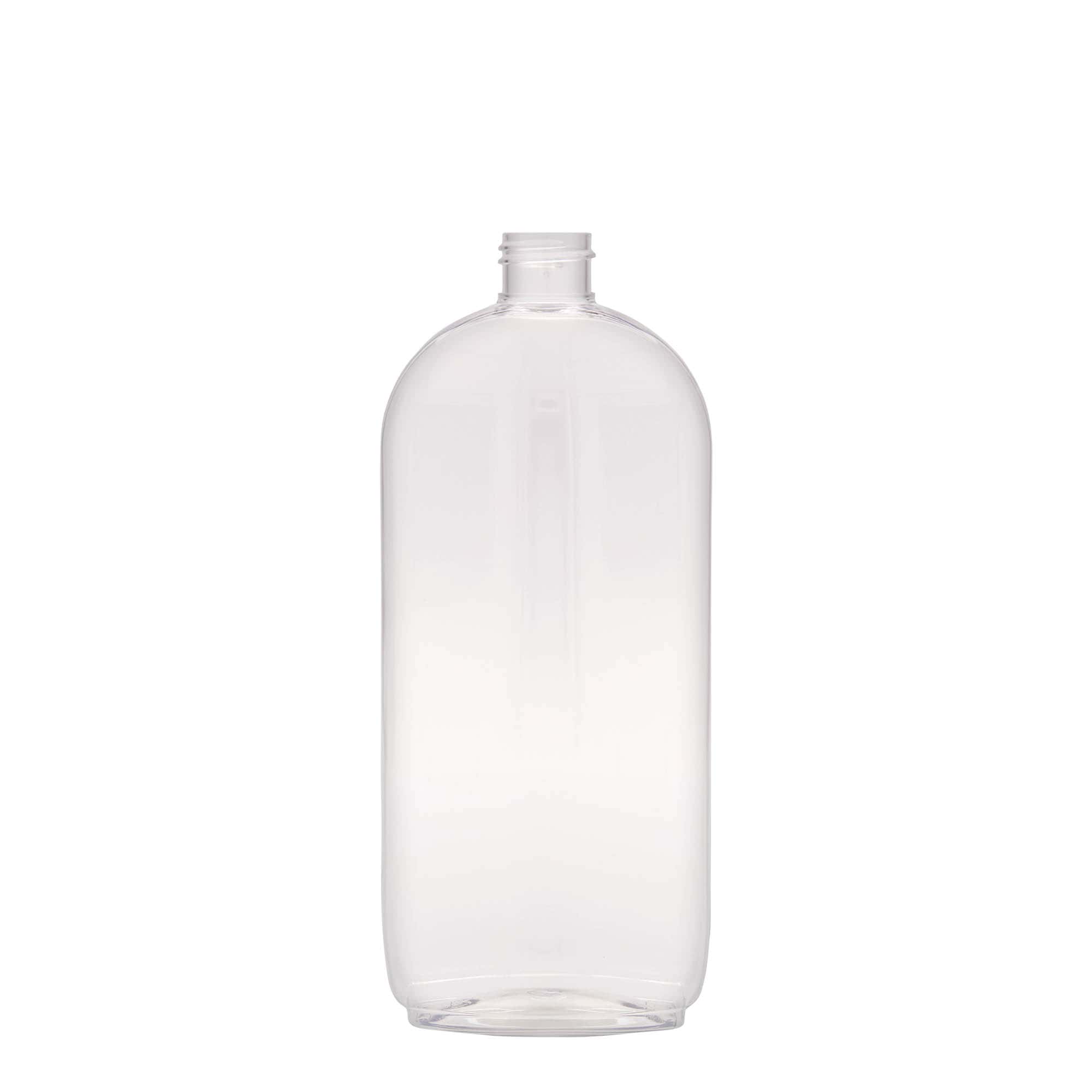 500 ml PET бутилка „Ирис“, овална, пластмасова, затваряне: винтова капачка GPI 24/410
