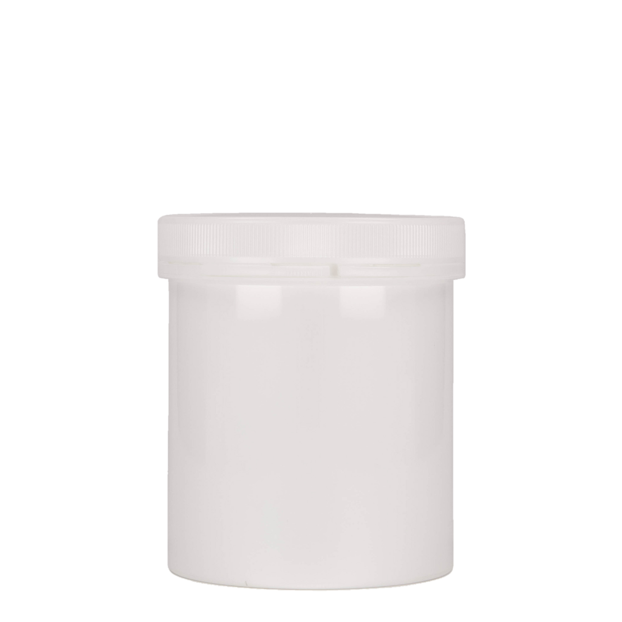 500 ml пластмасова кутия „Securilock“, PP, бяла, затваряне: винтова капачка