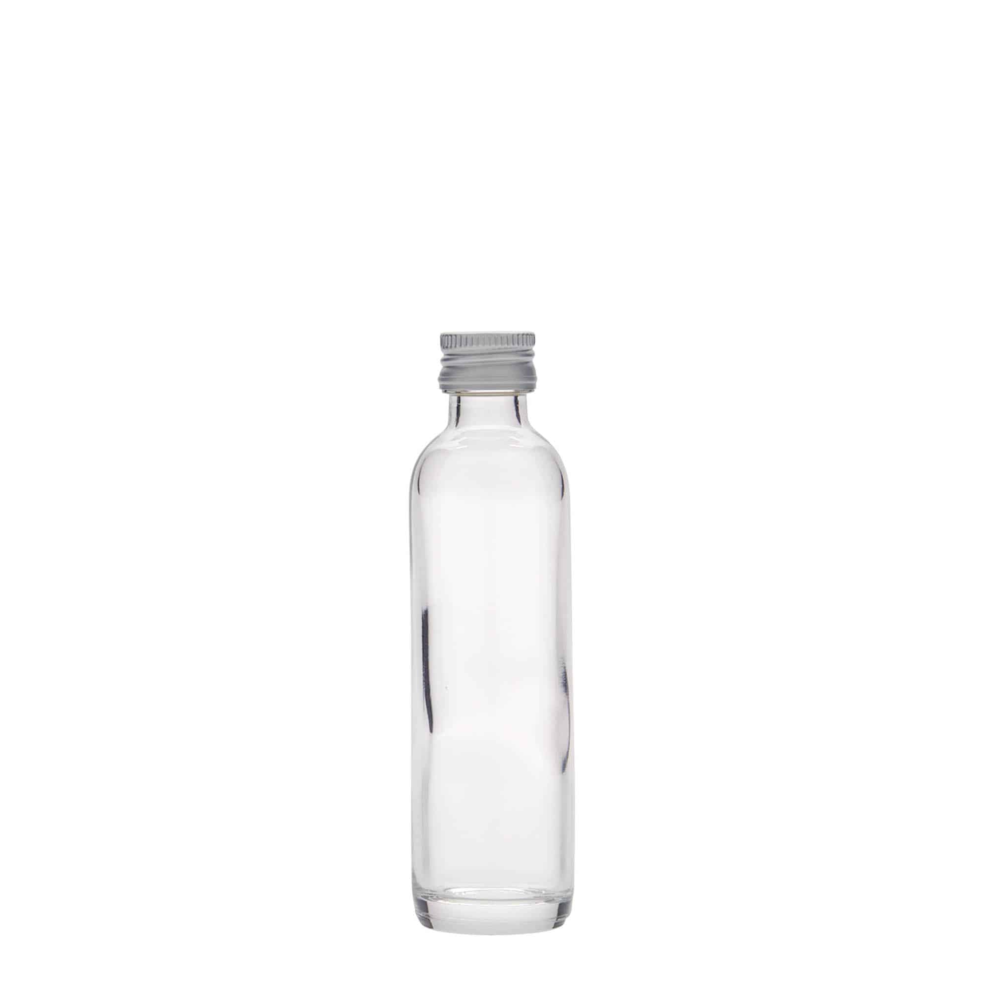 40 ml висока бутилка с късо гърло, стъклена, затваряне: капачка PP 18