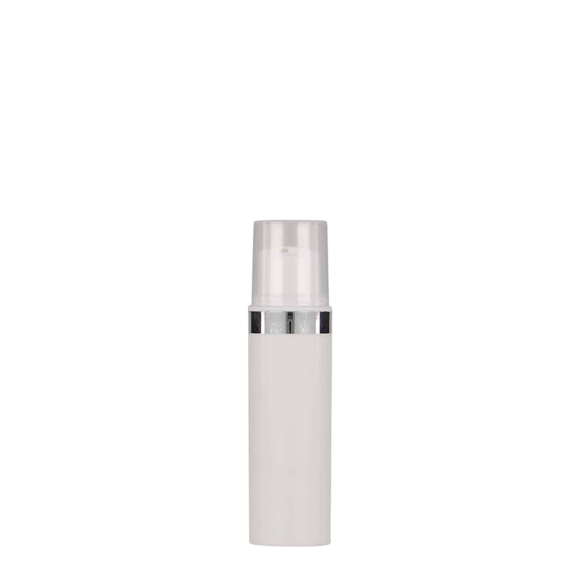 10 ml безвъздушен дозатор „Nano“, PP пластмаса, бял