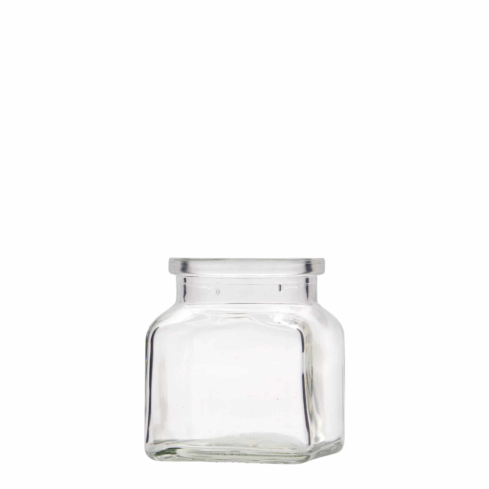 120 ml буркан с коркова тапа, квадратен, затваряне: коркова тапа