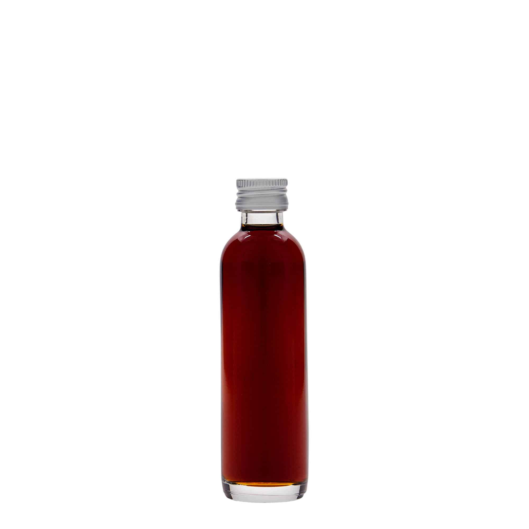 40 ml висока бутилка с късо гърло, стъклена, затваряне: капачка PP 18