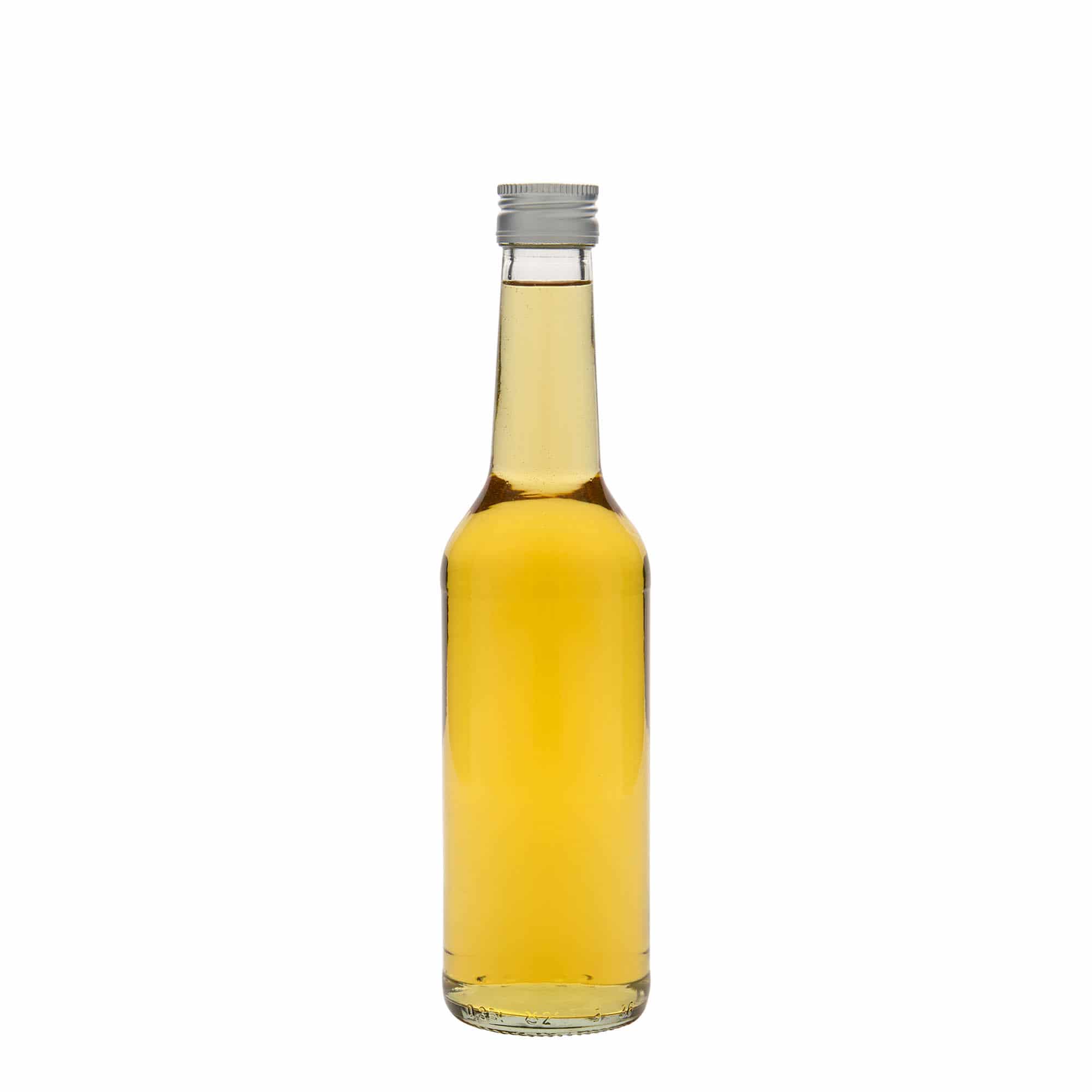 350 ml стъклена бутилка с право гърло, затваряне: капачка PP 28