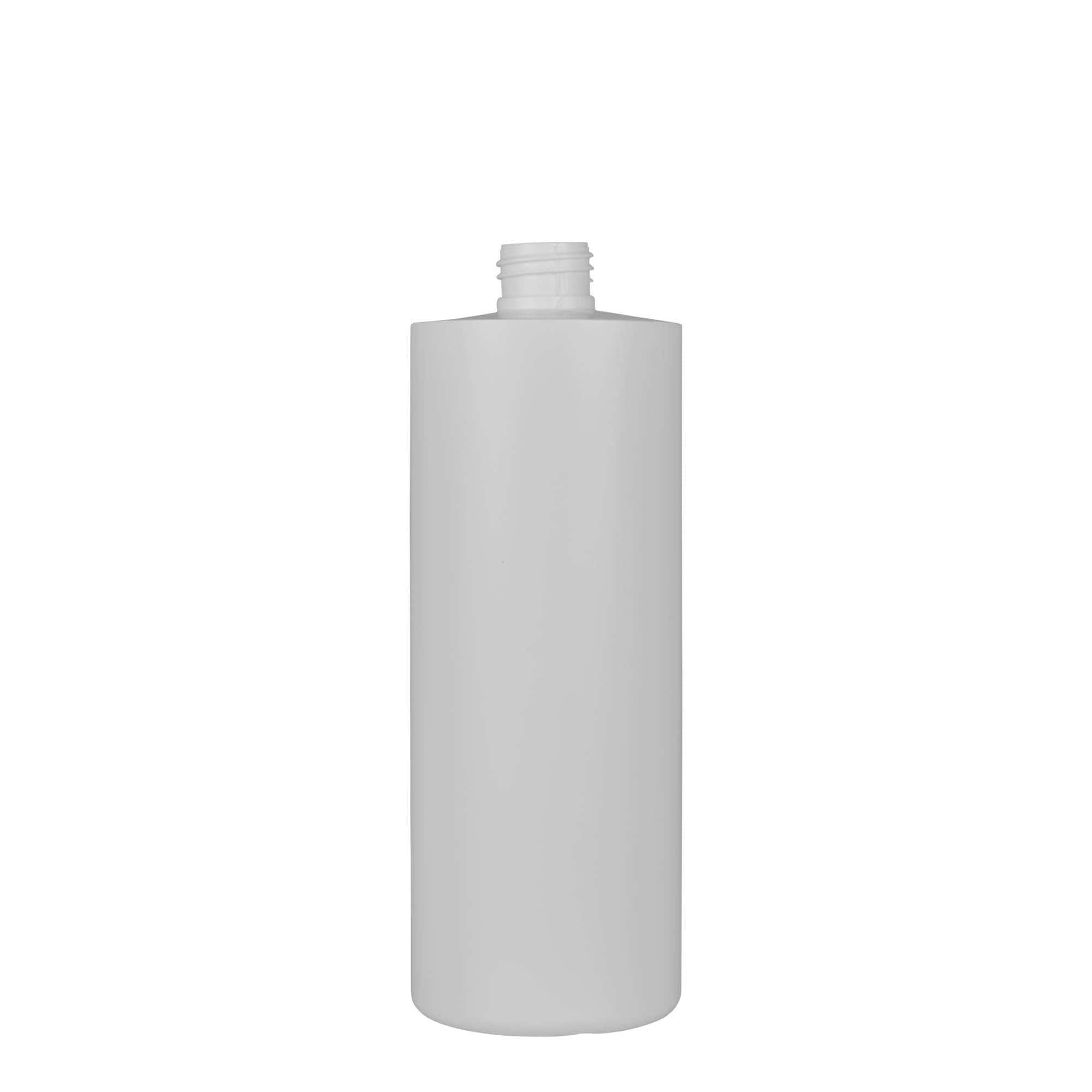 500 ml пластмасова бутилка „Pipe“, екологична HDPE, бяла, затваряне: винтова капачка GPI 24/410 500 ml пластмасова бутилка „Pipe“, екологична HDPE, бяла, затваряне: винтова капачка GPI 24/410