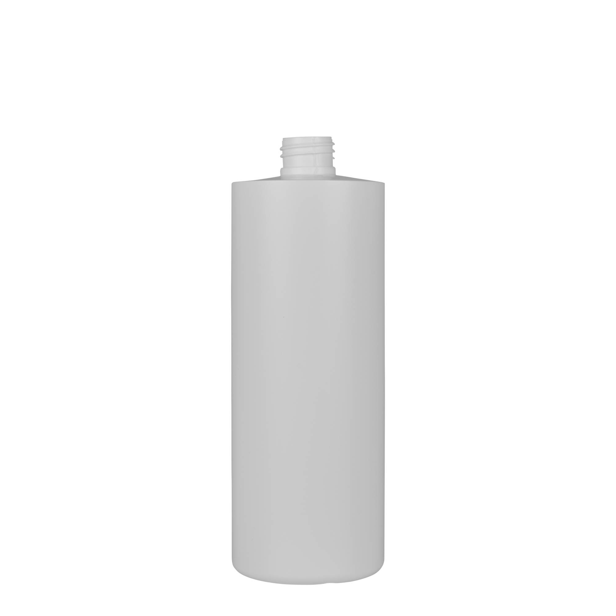 500 мл пластмасова бутилка „Pipe“, зелен HDPE, бяла, гърло: 24/410 500 мл пластмасова бутилка „Pipe“, зелен HDPE, бяла, гърло: 24/410