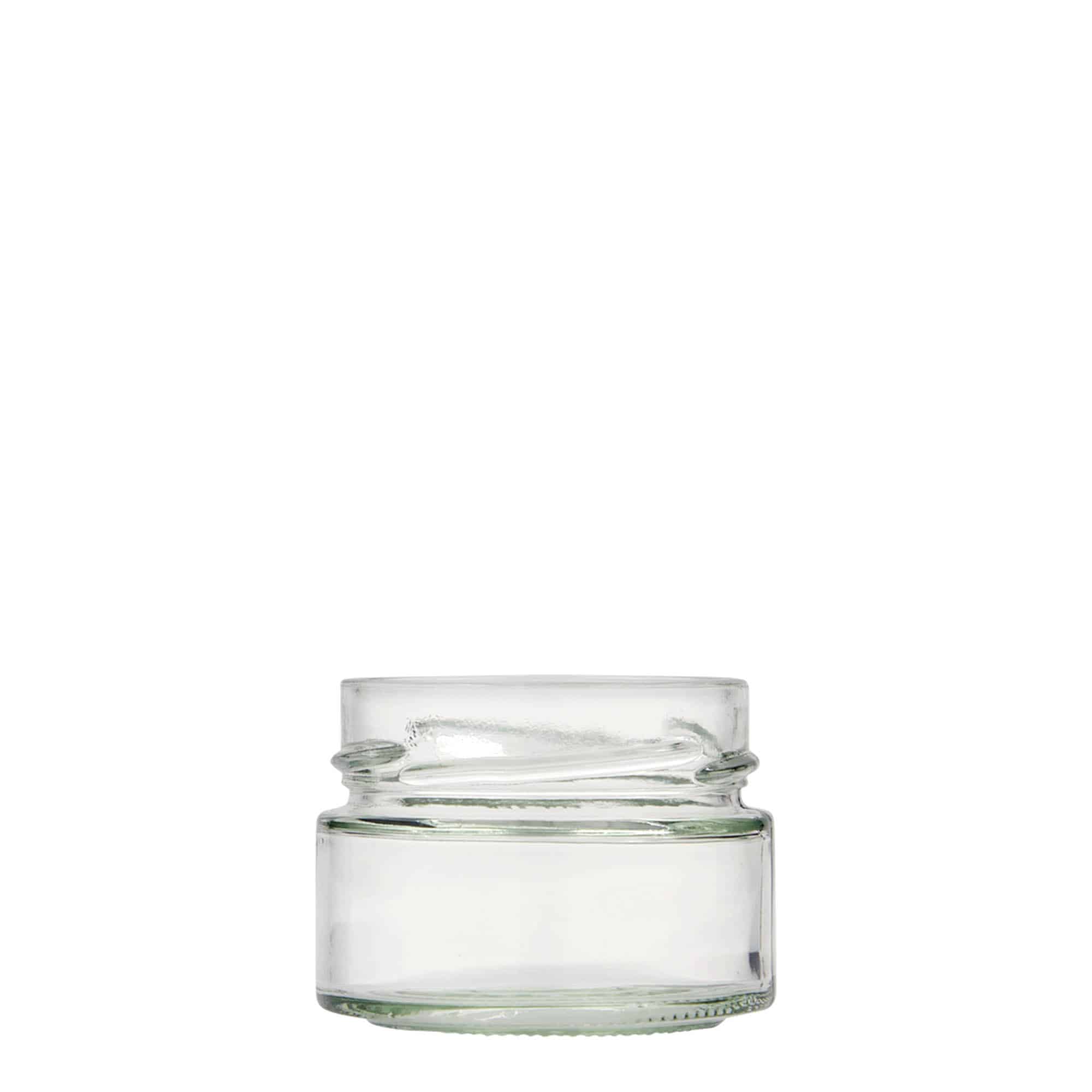 130 ml кръгъл буркан „Aurora“, затваряне: дълбок винтов капак Deep-Twist-Off (DTO 66)