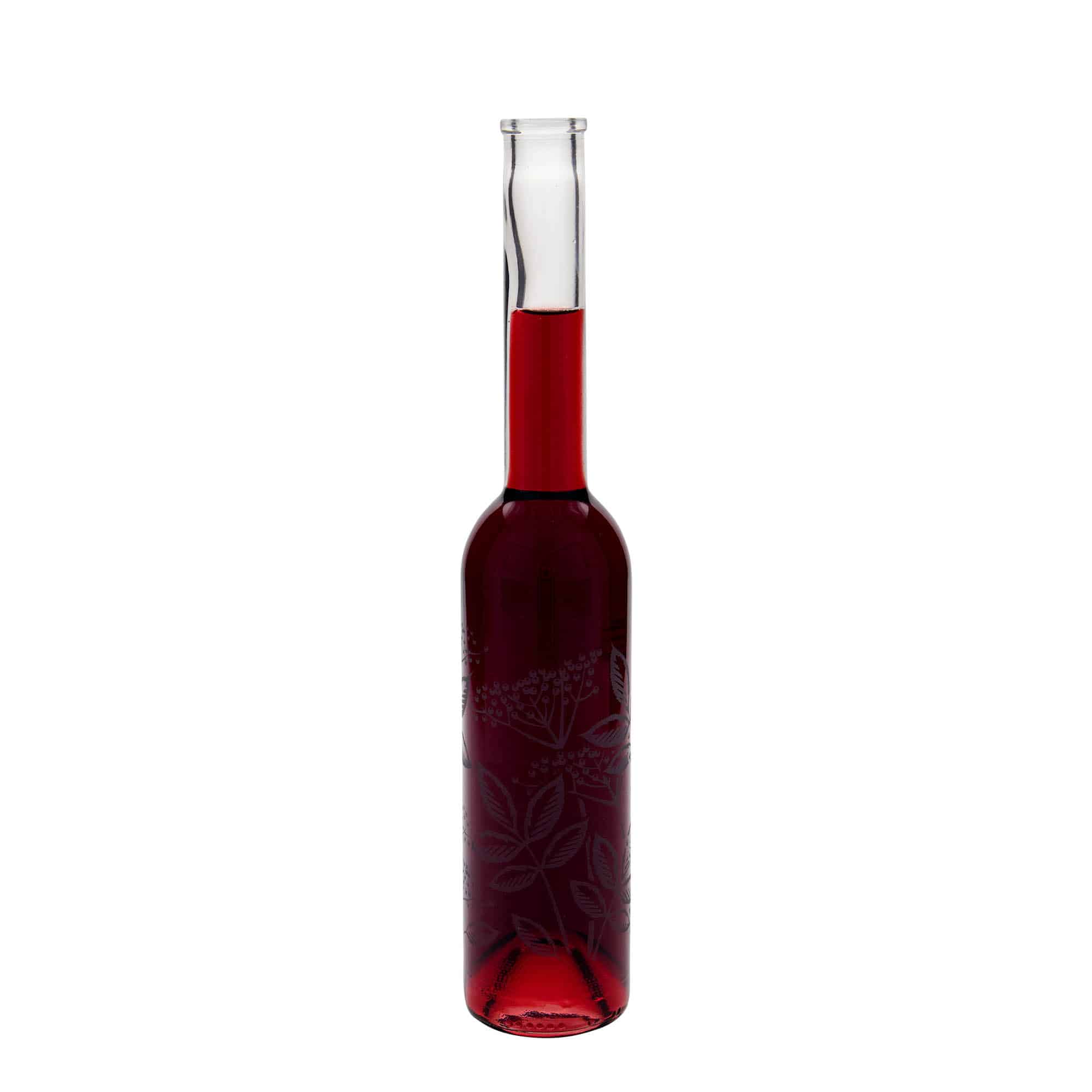 350 ml стъклена бутилка „Опера“, мотив: бъз, затваряне: коркова тапа