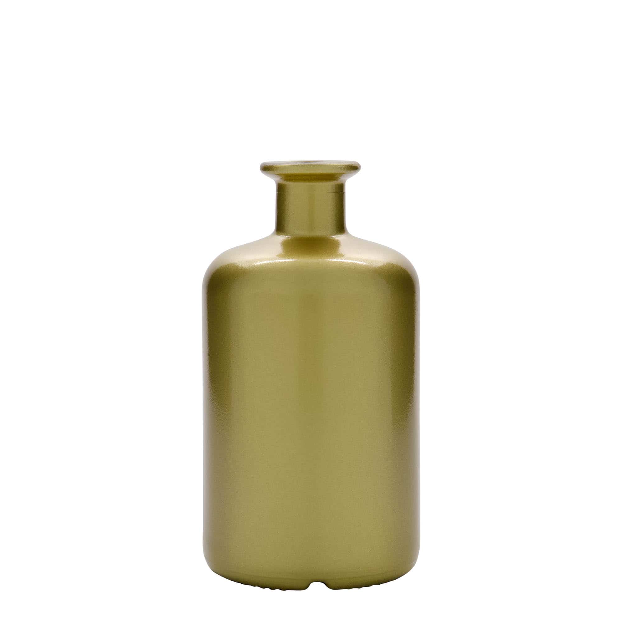 500 ml стъклена аптекарска бутилка, златиста, затваряне: коркова тапа 500 ml стъклена аптекарска бутилка, златиста, затваряне: коркова тапа