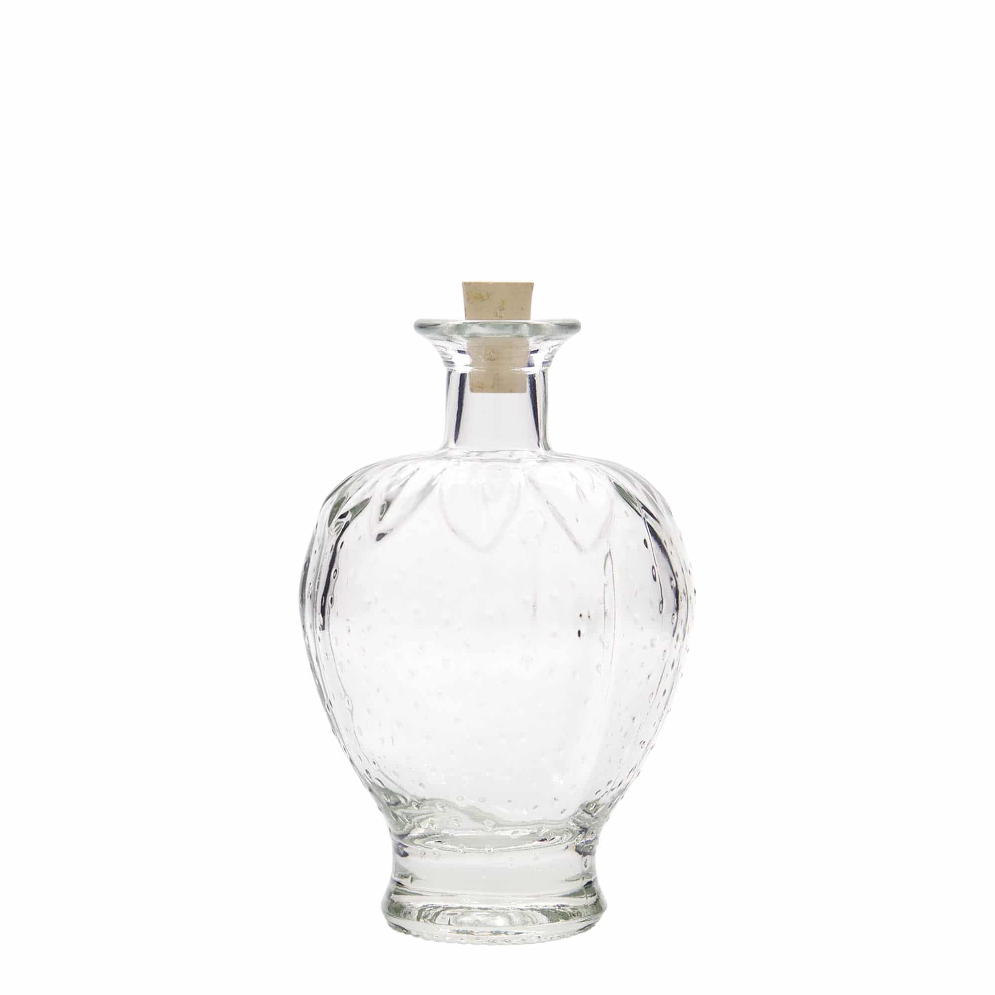 200 ml стъклена бутилка „Ягода“, затваряне: коркова тапа