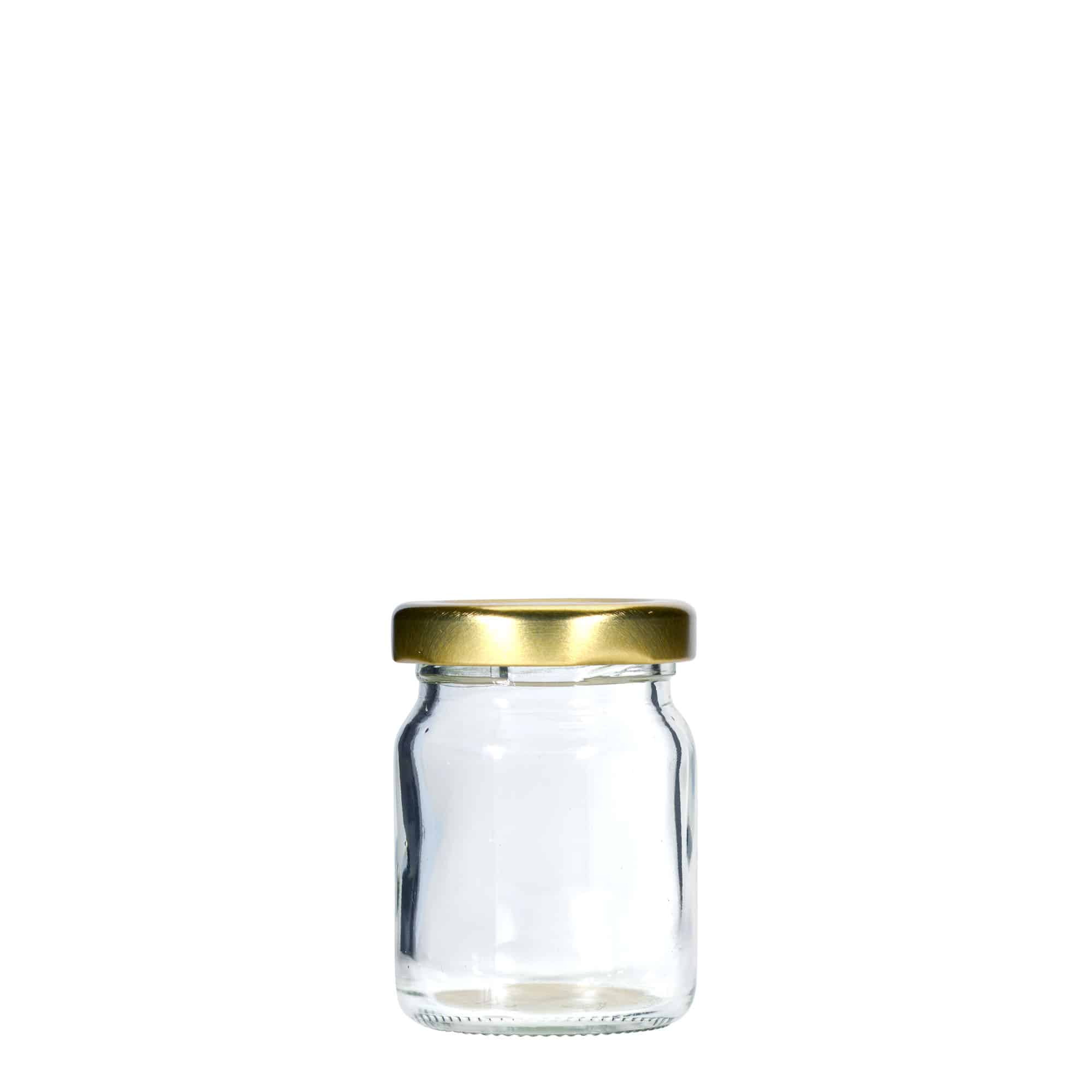 60 ml кръгъл буркан, затваряне: винтов капак Twist-Off (TO 43)