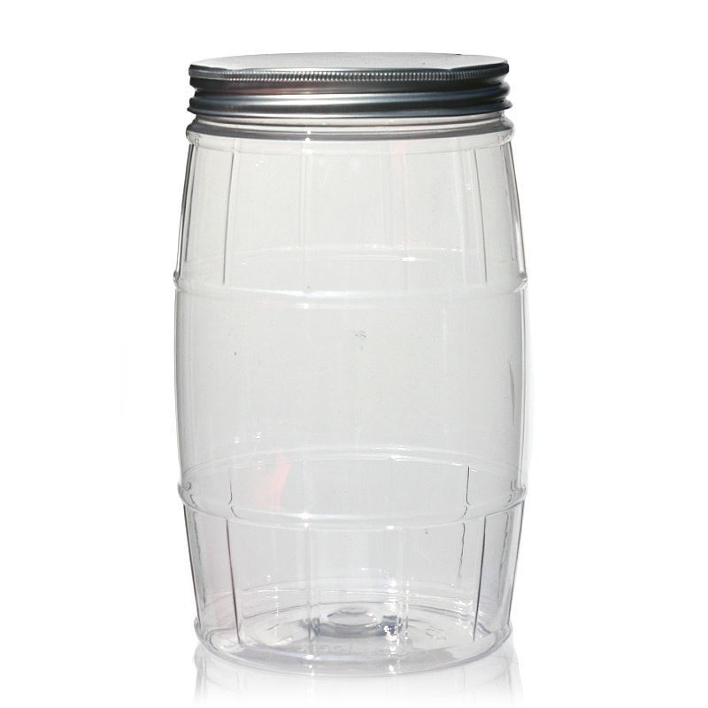 1500 ml PET буркан за съхранение „Fass“, пластмасова, затваряне: 100/400