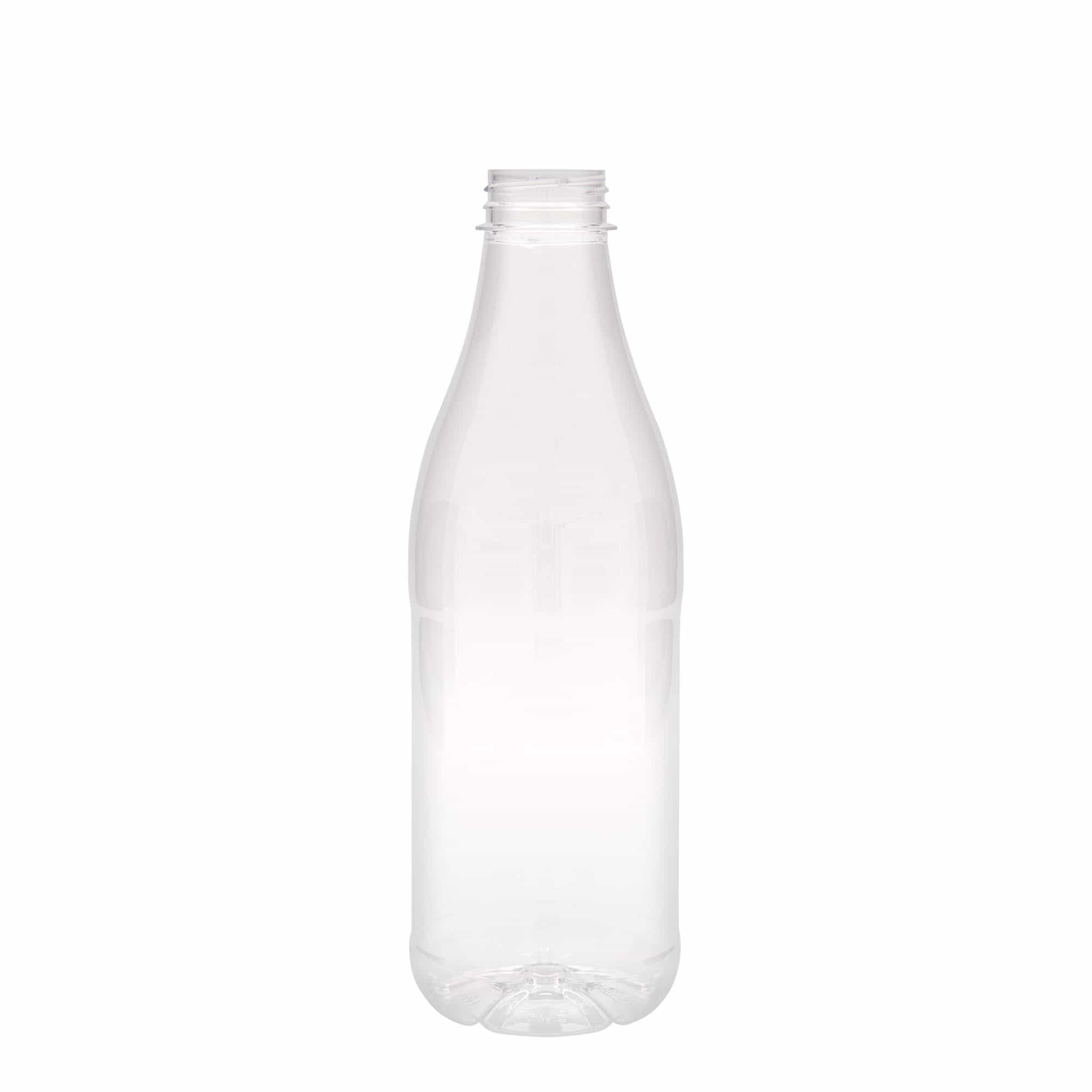 1000 ml PET бутилка „Мляко и сок“, пластмасова, затваряне: 38 mm 1000 ml PET бутилка „Мляко и сок“, пластмасова, затваряне: 38 mm
